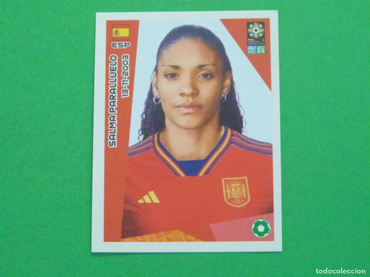Cromos de F&uacute;tbol: CROMO FUTBOL SALMA PARALLUELO ESPA&Ntilde;A SIN PEGAR N&ordm; 154 MUNDIAL FEMENINO AUSTRALIA NUEVA ZELANDA 2023