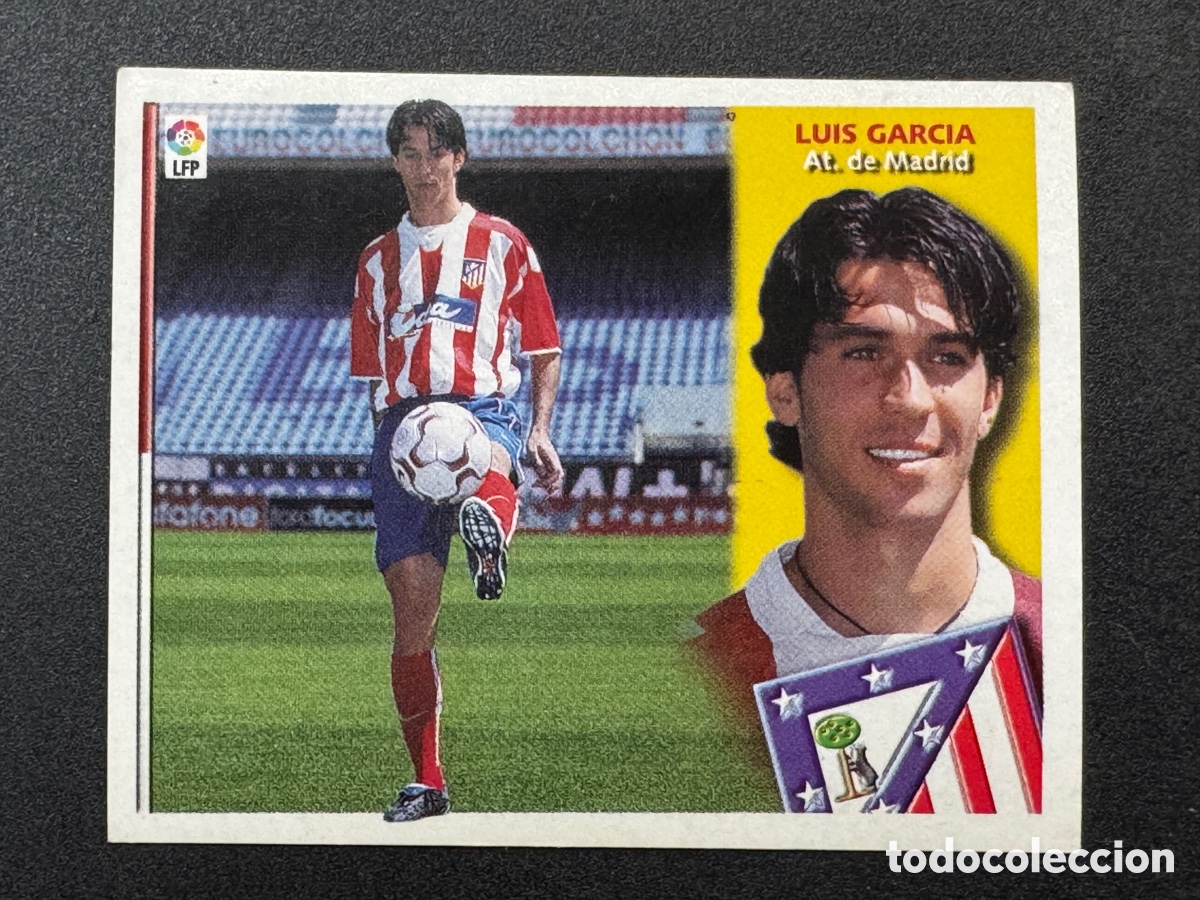 Cromos de F&uacute;tbol: Luis Garc&iacute;a Fichaje 24 Atl&eacute;tico Liga Este 2002/03