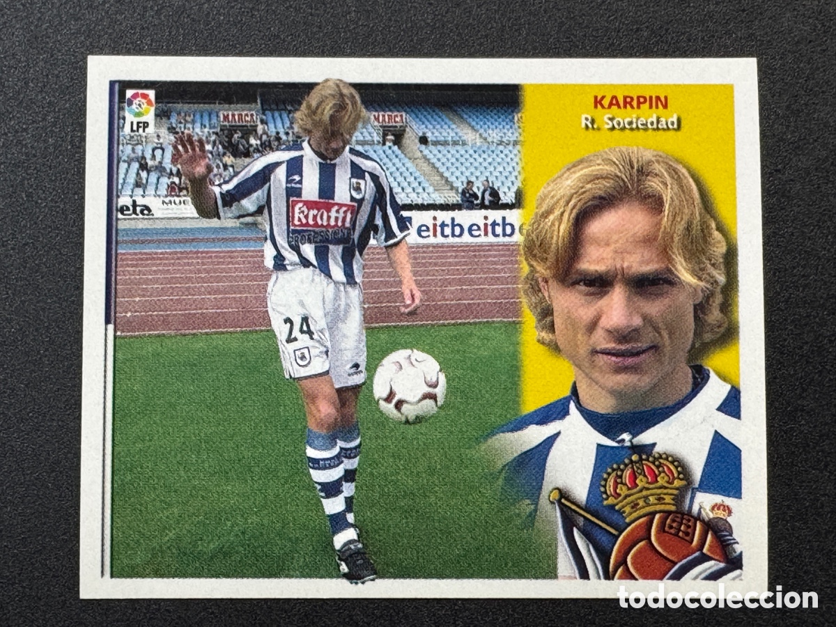 Cromos de F&uacute;tbol: Karpin Fichaje 27 Real Sociedad Liga Este 2002/03