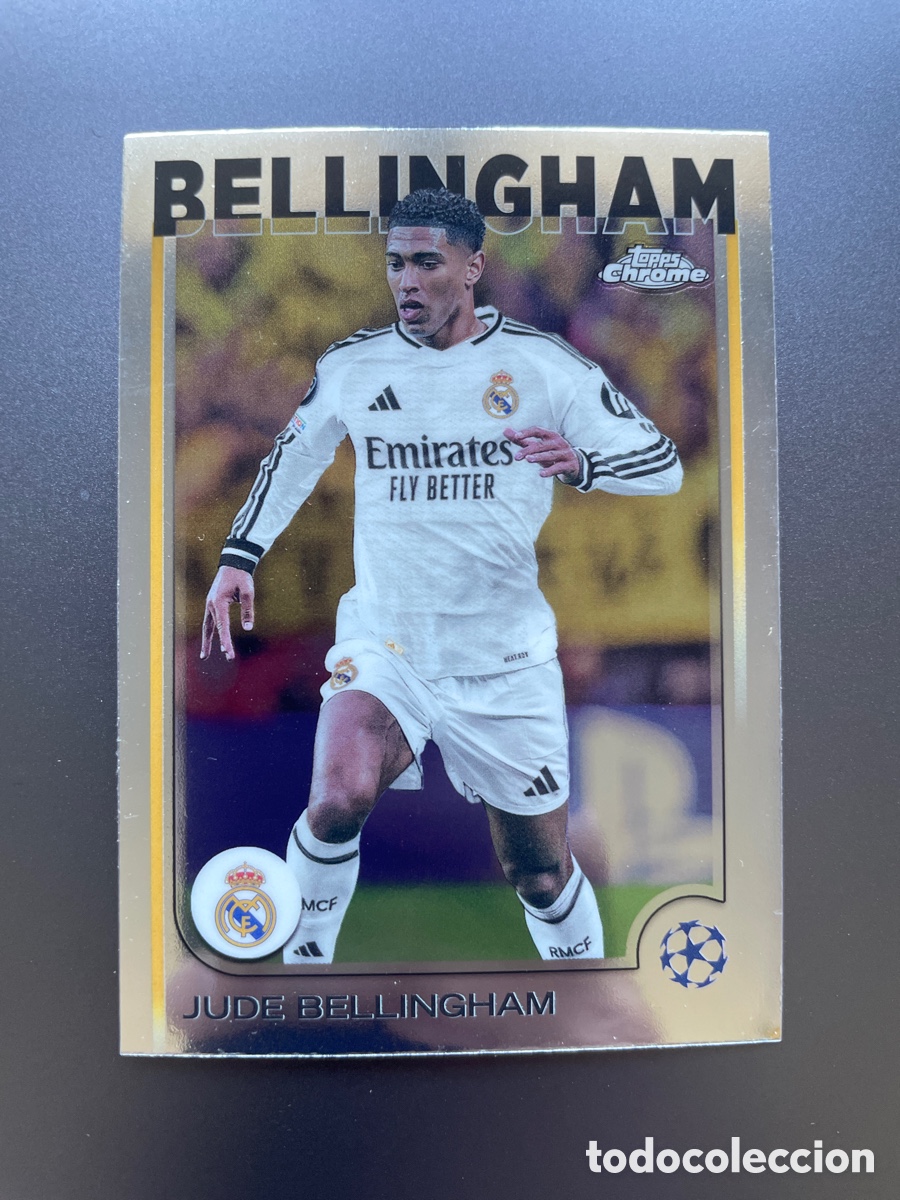 Cromos de F&uacute;tbol: Bellingham 22 Topps Chrome 2024-25 Real Madrid