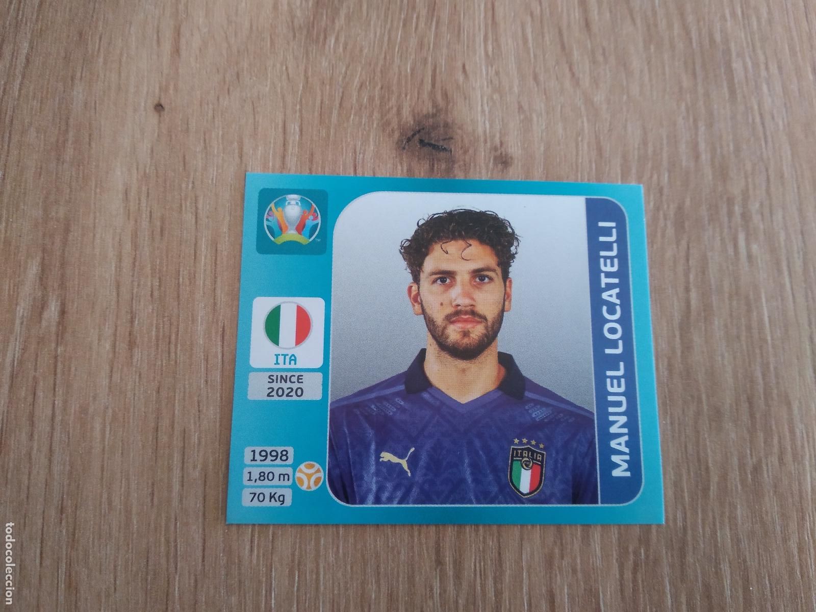 Cromos de F&uacute;tbol: 18 LOCATELLI ITALIA CROMO STICKER PANINI EURO 2020 EUROCOPA FUTBOL VERSI&Oacute;N AZUL