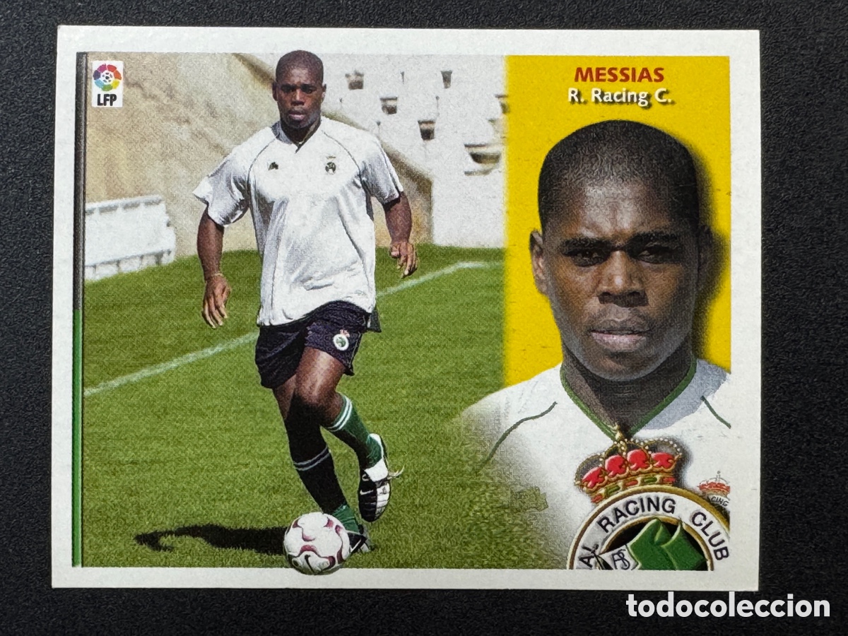Cromos de F&uacute;tbol: Messias Fichaje 9 Bis Racing Liga Este 2002/03