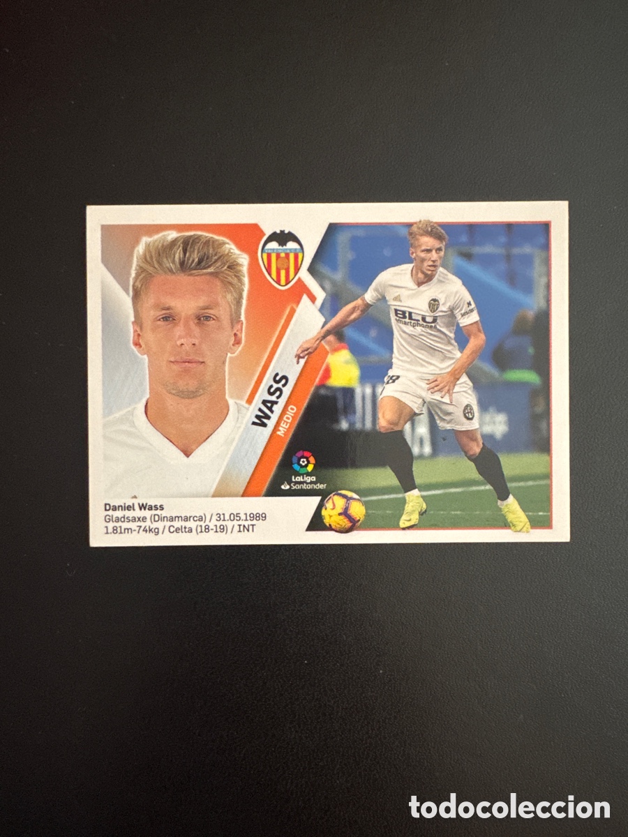 Fu&szlig;ball-Sticker: WASS VALENCIA N&Uacute;MERO 10A LIGA ESTE 2019 2020