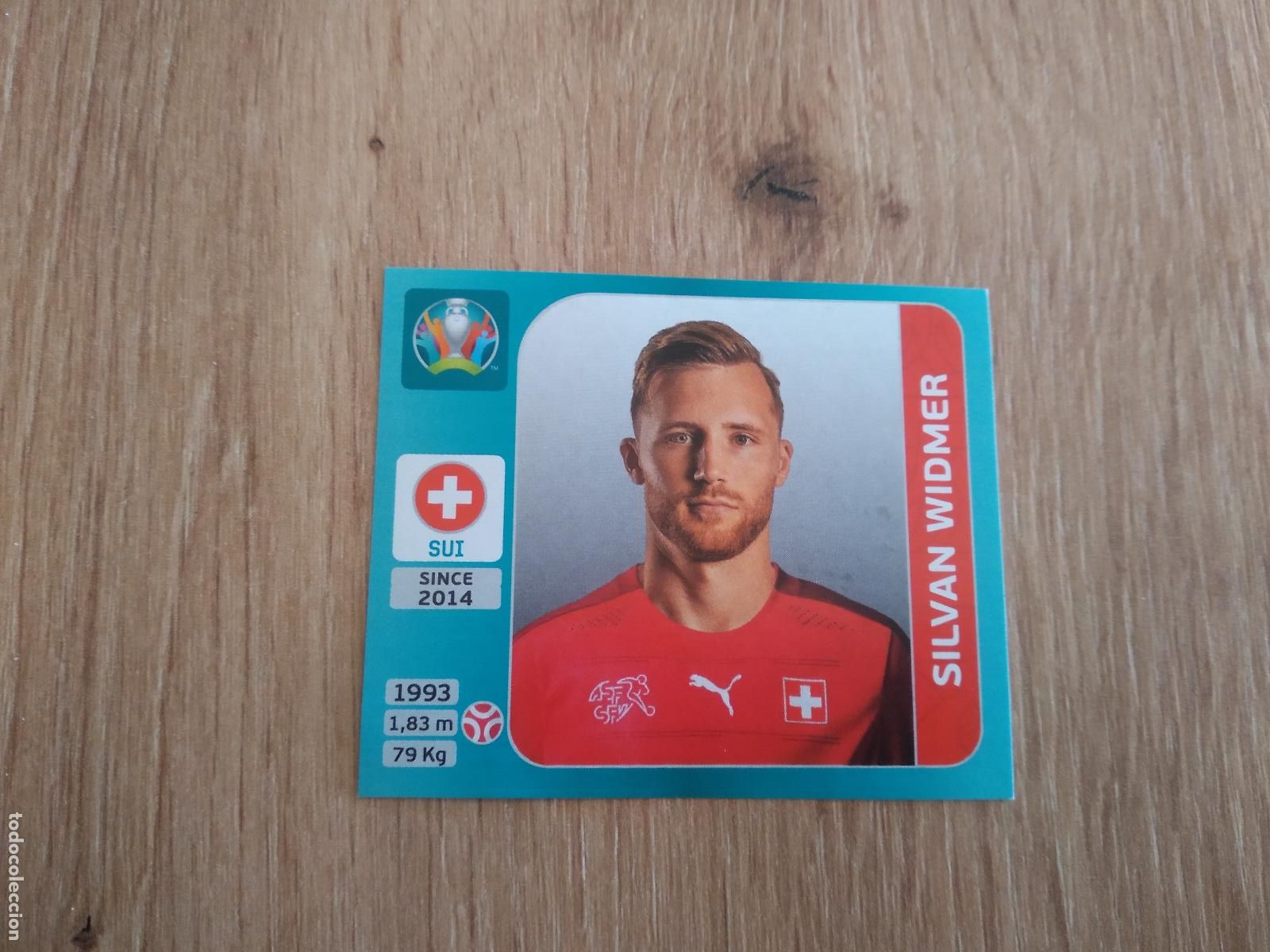 Cromos de F&uacute;tbol: 48 SILVAN WIDMER SUIZA CROMO STICKER PANINI EURO 2020 EUROCOPA FUTBOL VERSI&Oacute;N AZUL