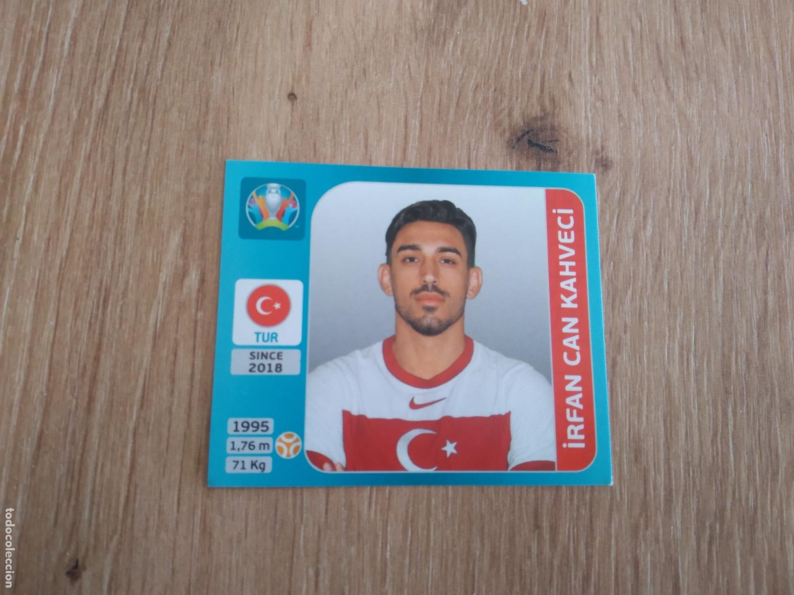 Cromos de F&uacute;tbol: 72 IRFAN CAN KAHVECI TURQUIA CROMO STICKER PANINI EURO 2020 EUROCOPA FUTBOL VERSI&Oacute;N AZUL