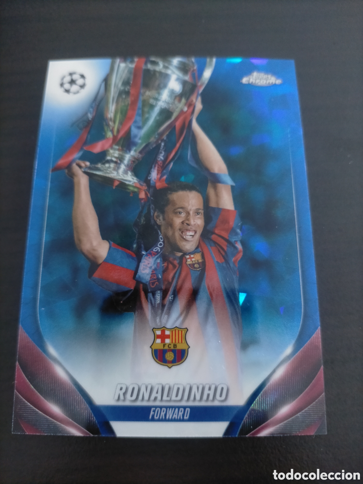 Cromos de F&uacute;tbol: Ronaldinho topps champions league 2024 FC Barcelona cvs-2 sapphire