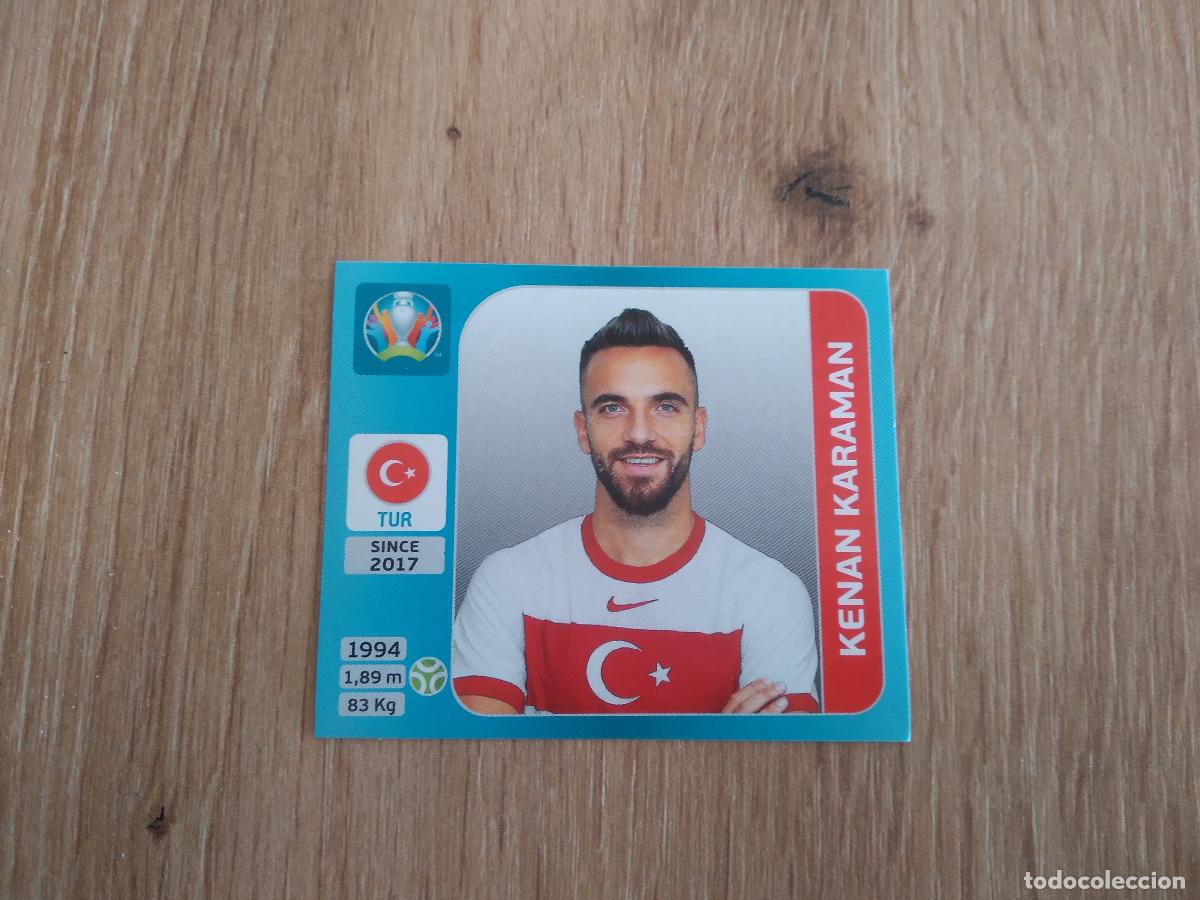Cromos de F&uacute;tbol: 78 KENAN KARAMAN TURQUIA CROMO STICKER PANINI EURO 2020 EUROCOPA FUTBOL VERSI&Oacute;N AZUL