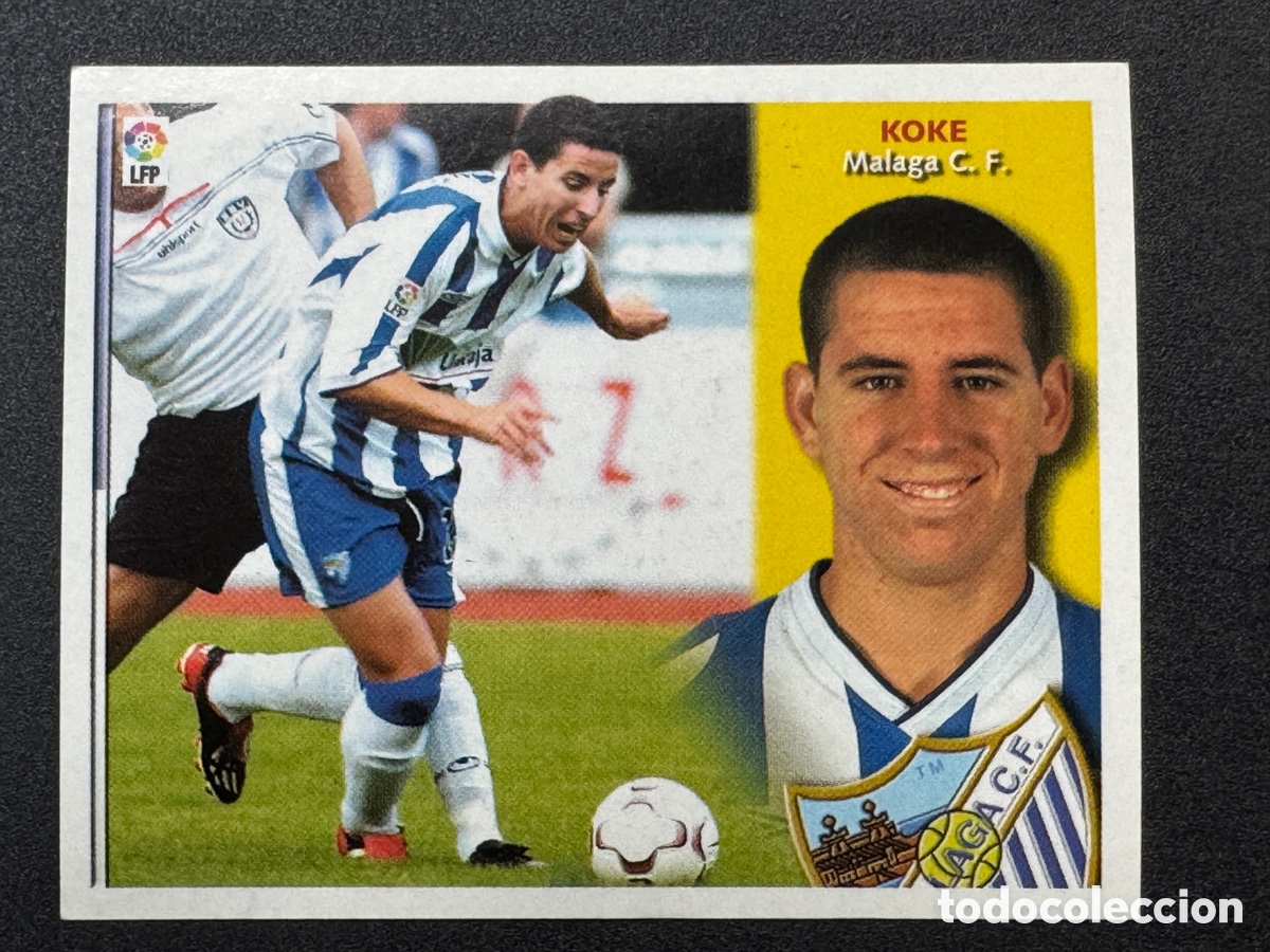 Cromos de F&uacute;tbol: Koke Fichaje 6 Bis M&aacute;laga Liga Este 2002/03