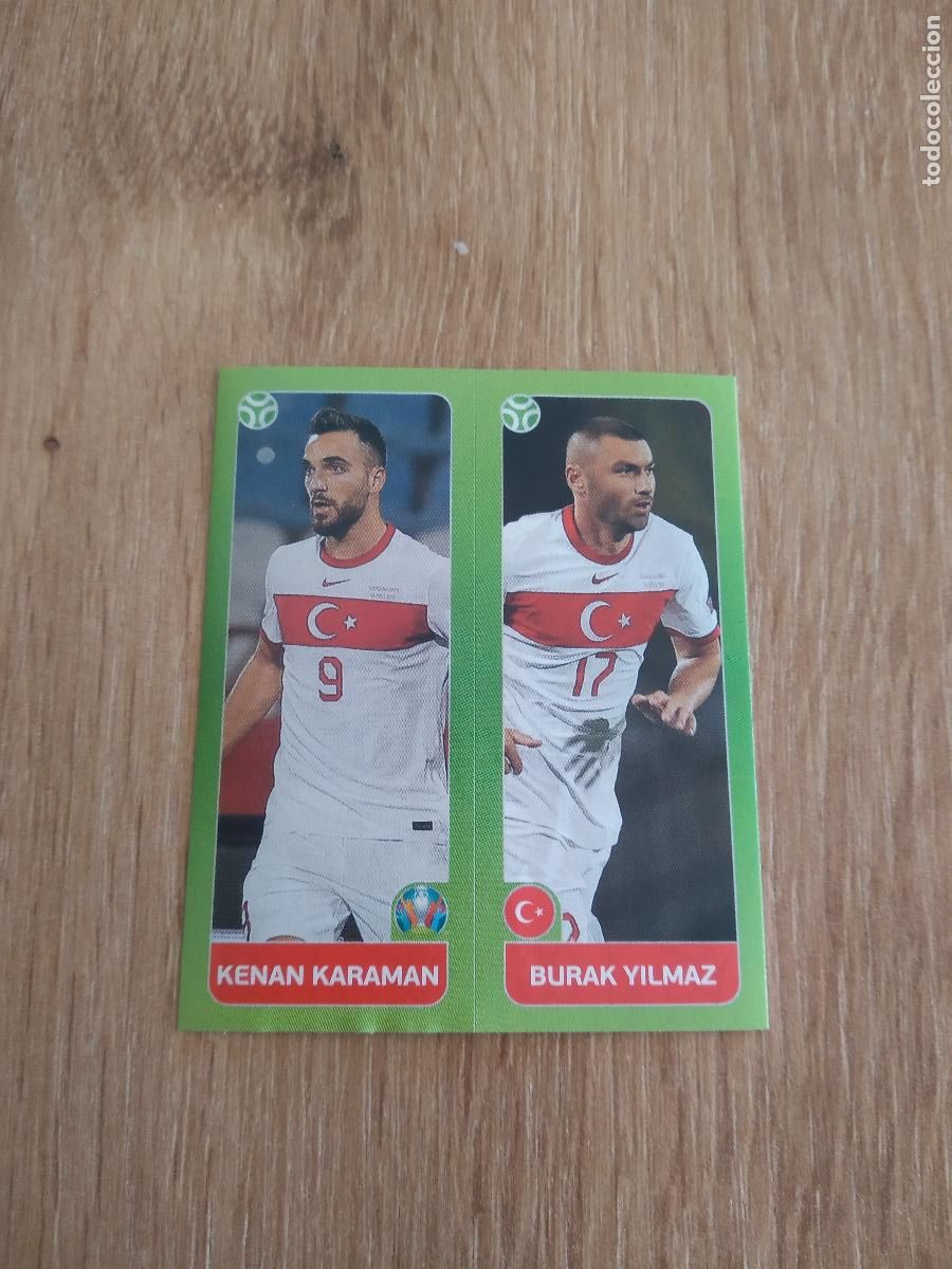 Cromos de F&uacute;tbol: 87 KARAMAN YILMAZ TURQUIA CROMO STICKER PANINI EURO 2020 EUROCOPA FUTBOL VERSI&Oacute;N AZUL
