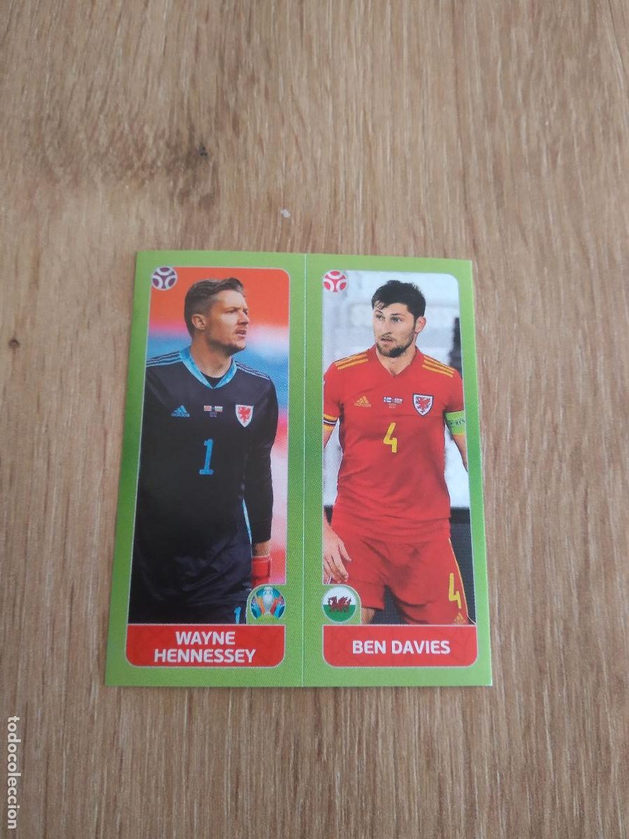 Cromos de F&uacute;tbol: 88 HENNESSEY BEN DAVIES WALES GALES CROMO STICKER PANINI EURO 2020 EUROCOPA FUTBOL VERSI&Oacute;N AZUL
