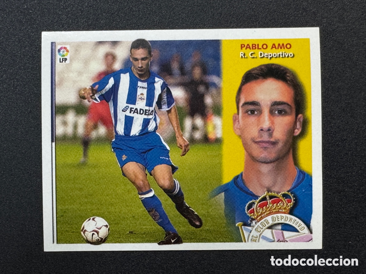 Cromos de F&uacute;tbol: Pablo Amo Fichaje 4 Bis Deportivo Liga Este 2002/03