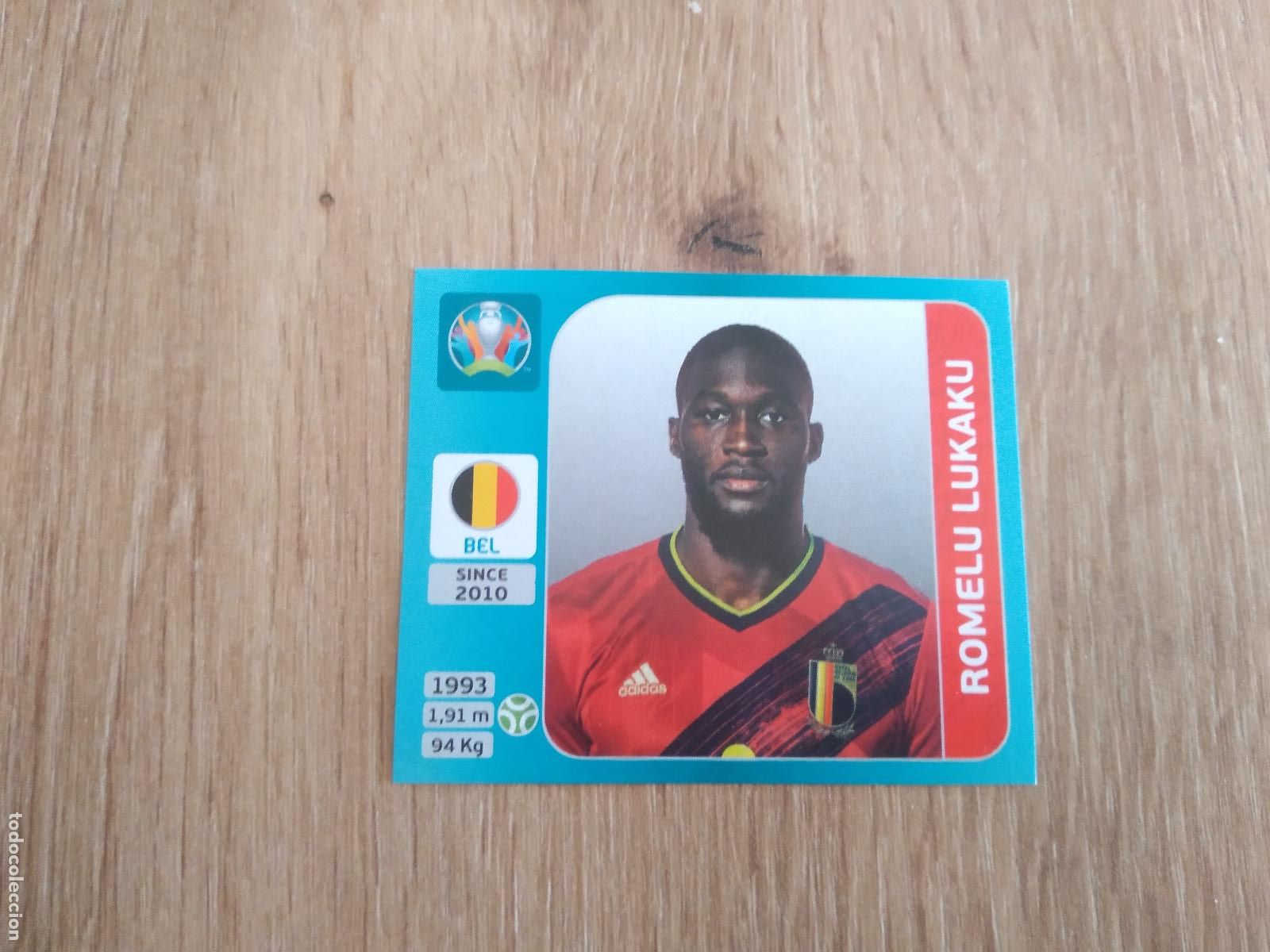 Cromos de F&uacute;tbol: 134 LUKAKU BELGICA CROMO STICKER PANINI EURO 2020 EUROCOPA FUTBOL VERSI&Oacute;N AZUL