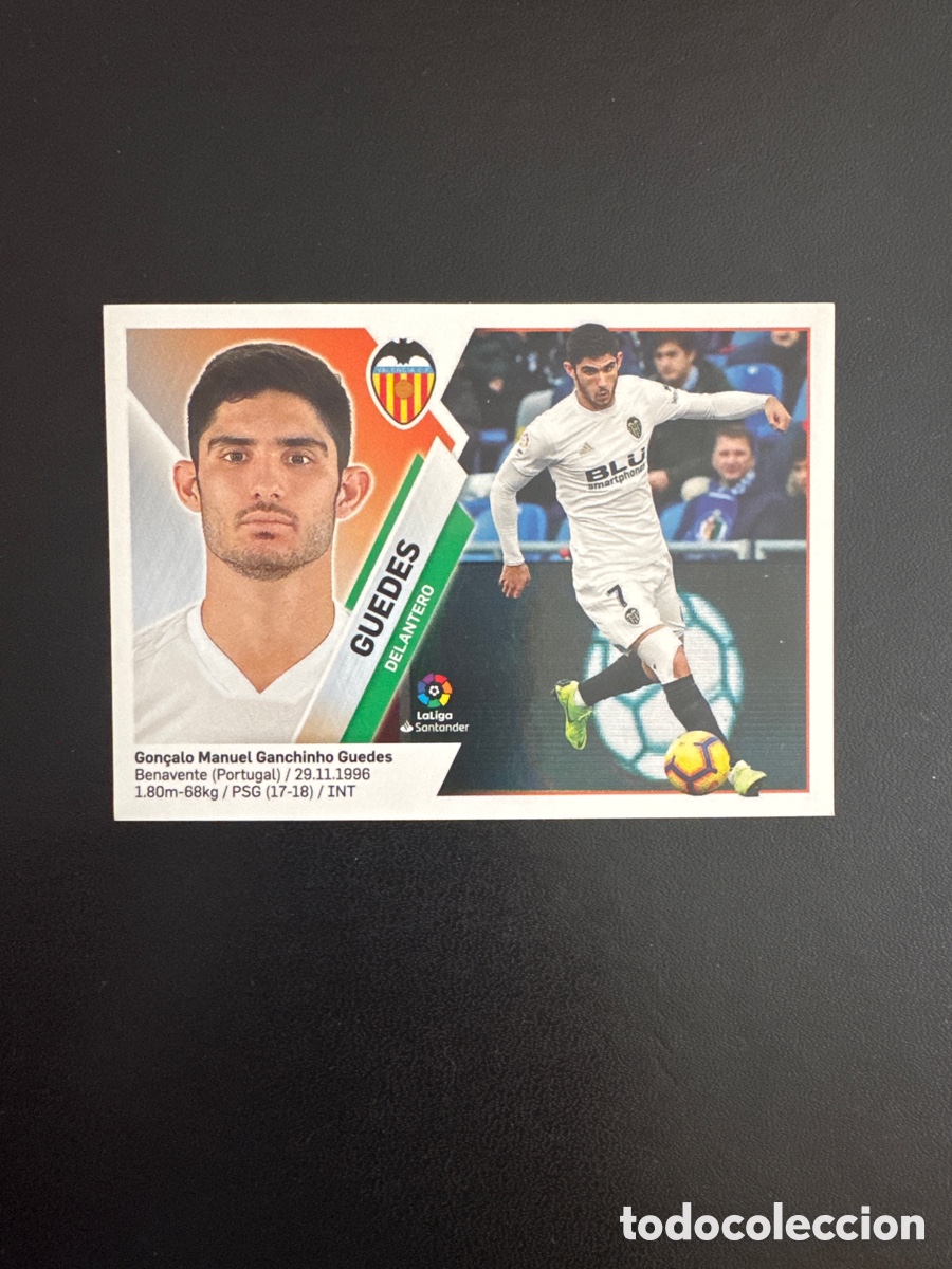 Figurine di Calcio: GUEDES VALENCIA N&Uacute;MERO 13 LIGA ESTE 2019 2020