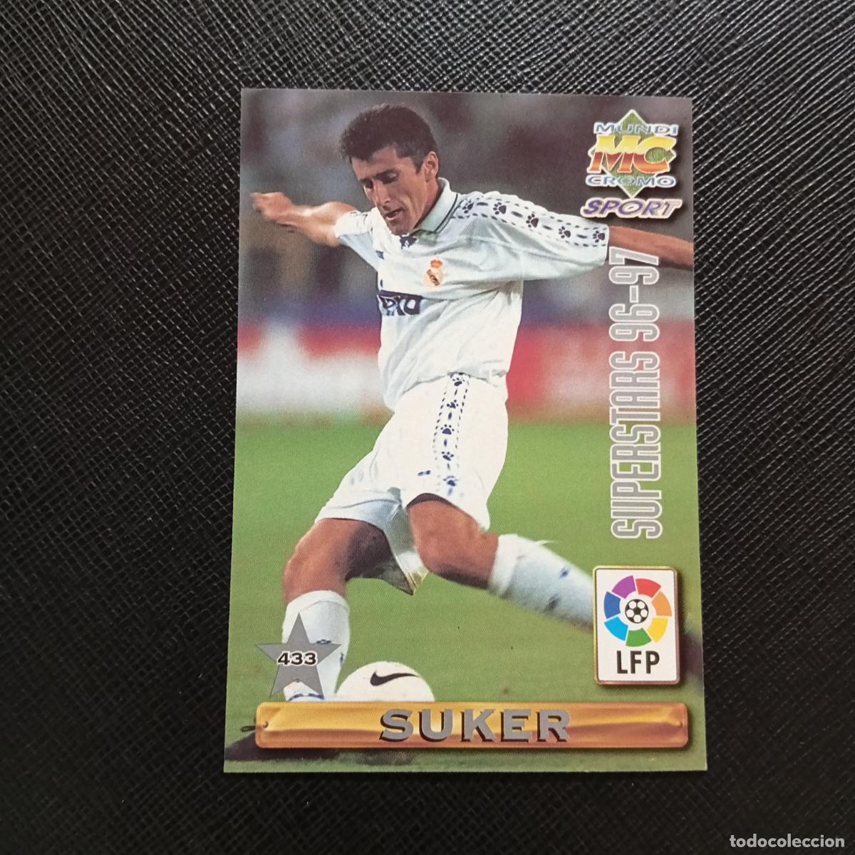 Cromos de F&uacute;tbol: 433 SUKER MIJATOVIC REAL MADRID MUNDICROMO 1996 1997 CROMO FUTBOL 96 97 - A206 PG64