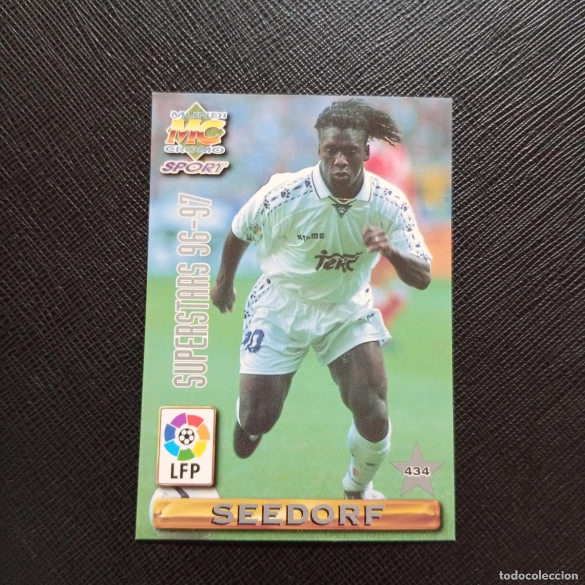 Cromos de F&uacute;tbol: 434 SEEDORF ROBERTO CARLOS REAL MADRID MUNDICROMO 1996 1997 CROMO FUTBOL 96 97 - A206 PG64