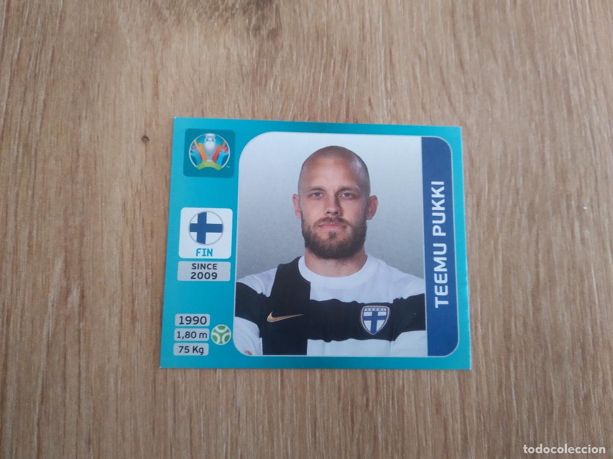 Cromos de F&uacute;tbol: 189 PUKKI FINLANDIA CROMO PANINI EURO 2020 EUROCOPA FUTBOL TOURNAMENT VERSI&Oacute;N AZUL