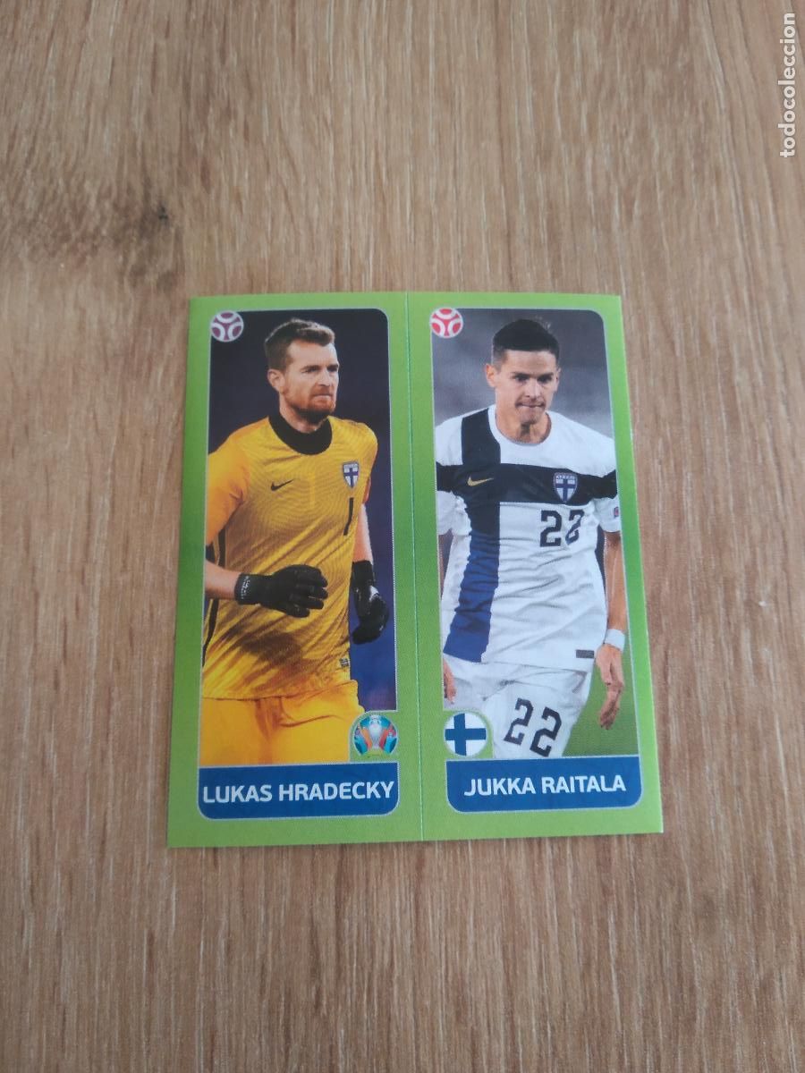 Cromos de F&uacute;tbol: 190 HRADECKY RAITALA FINLANDIA CROMO PANINI EURO 2020 EUROCOPA FUTBOL TOURNAMENT VERSI&Oacute;N AZUL