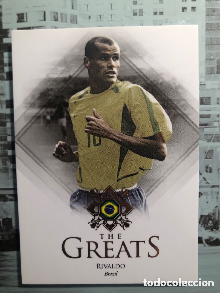 Cromos de F&uacute;tbol: Lote Rivaldo Brasil futera numerado a 24 heritage y the greats + panini