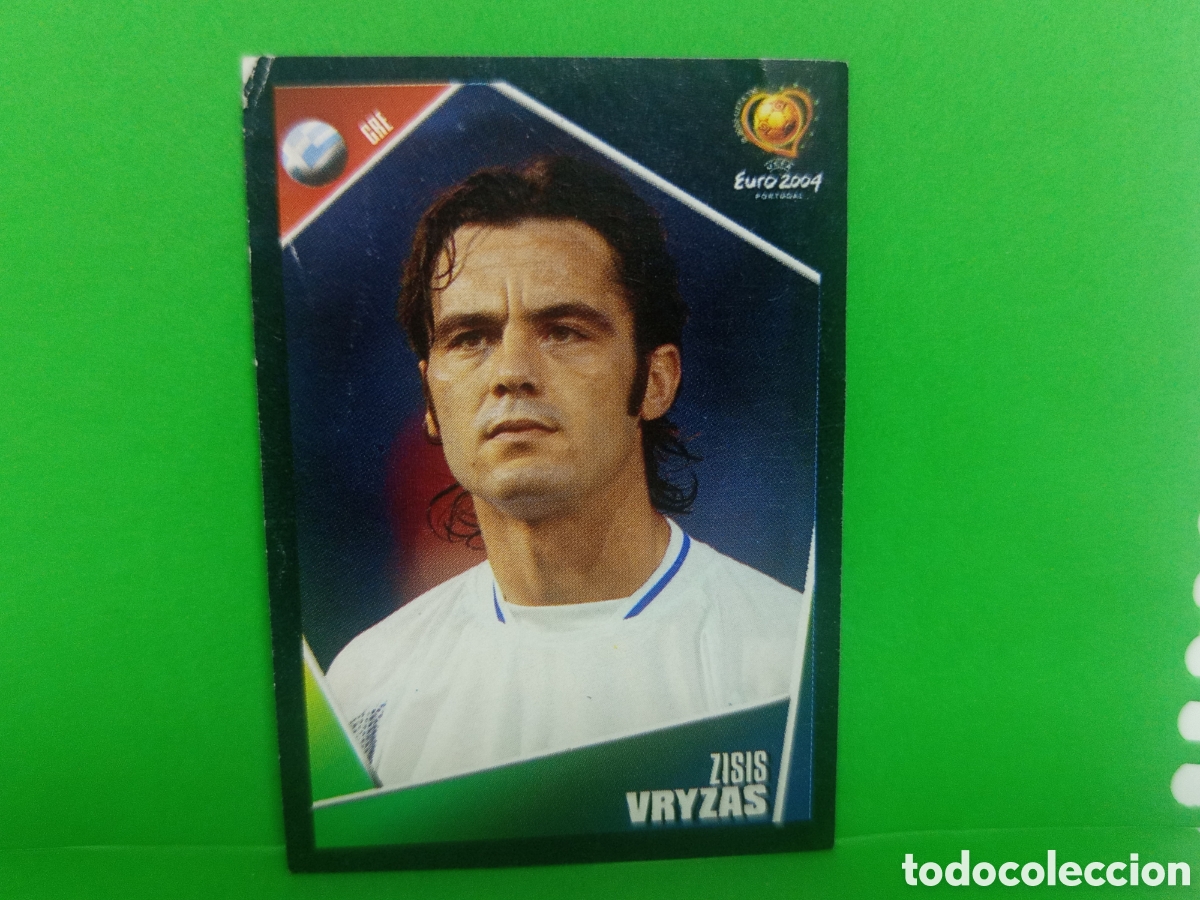 Cromos de F&uacute;tbol: ❇️ CROMO ⚽ VRYZAS GRECIA 47 EURO 2004 04 EUROCOPA PORTUGAL SIN PEGAR ❇️