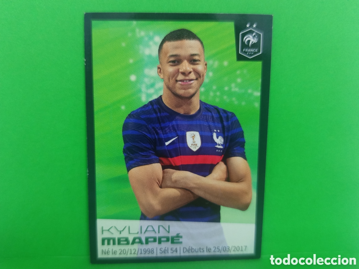 Cromos de F&uacute;tbol: ❇️ CROMO ⚽ MBAPP&Eacute; 22 2022 FRANCIA 49 PANINI AU PLUS PR&Egrave;S DES BLEUS SIN PEGAR ❇️