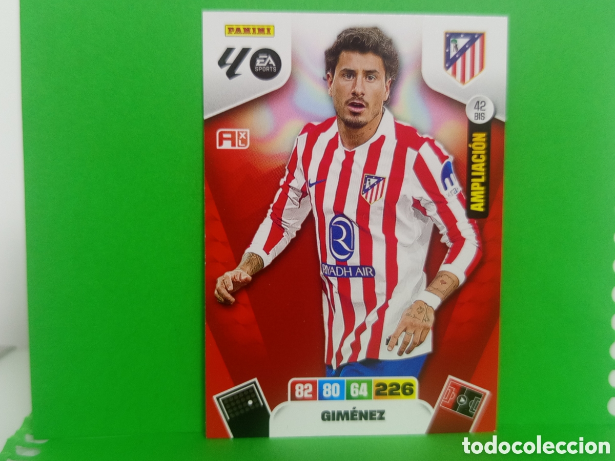 Football Stickers: ❇️ CROMO ⚽ GIM&Eacute;NEZ ATL&Eacute;TICO DE MADRID 42 BIS AMPLIACI&Oacute;N 2025 2026 25 26 ACTUALIZACI&Oacute;N DRENALYN XL ❇️