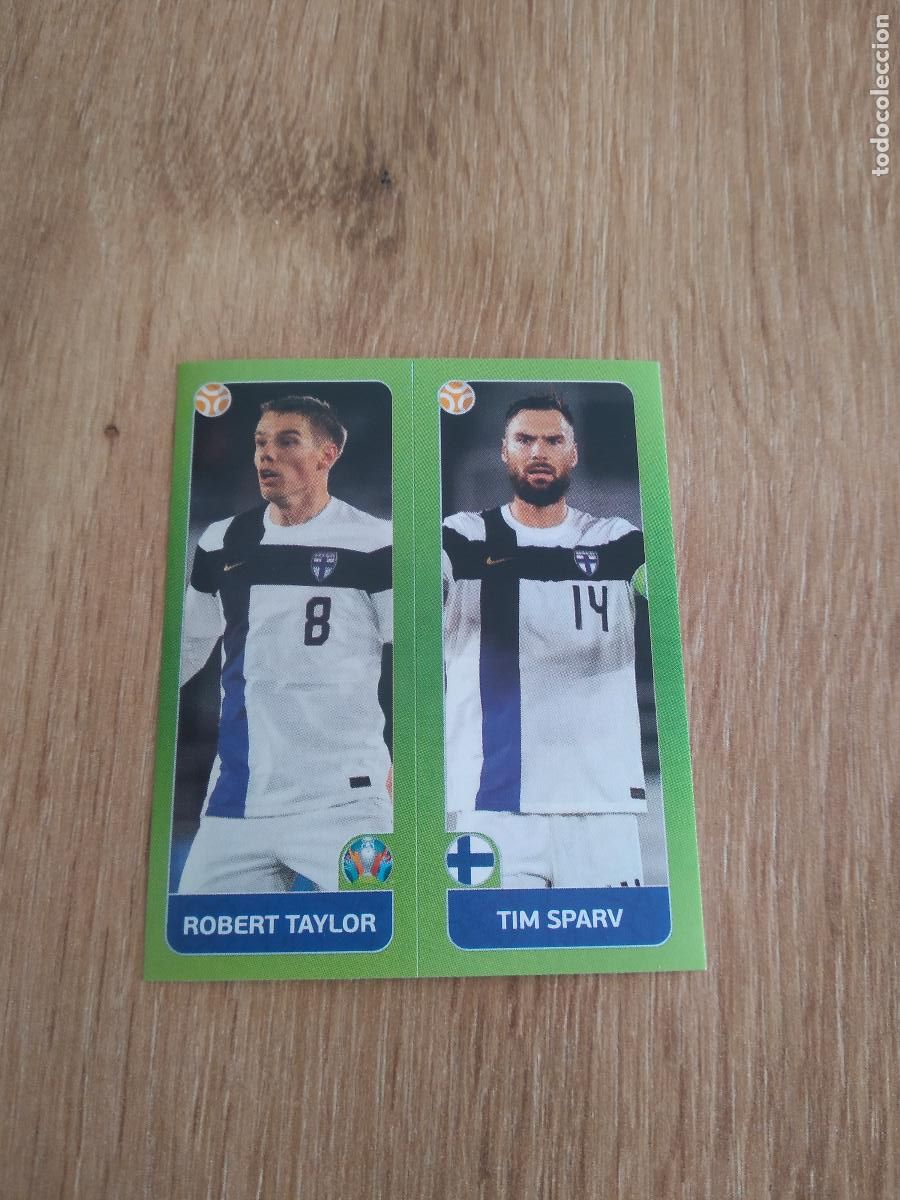 Cromos de F&uacute;tbol: 194 ROBERT TAYLOR TIM SPARV FINLANDIA CROMO PANINI EURO 2020 EUROCOPA FUTBOL TOURNAMENT VERSI&Oacute;N AZUL