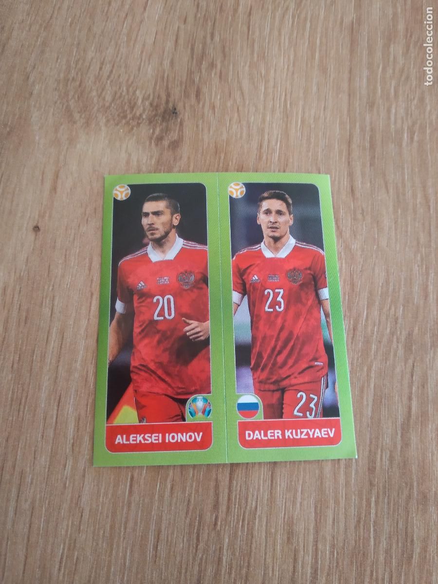 Cromos de F&uacute;tbol: 198 IONOV KUZYAEV RUSIA CROMO PANINI EURO 2020 EUROCOPA FUTBOL TOURNAMENT VERSI&Oacute;N AZUL