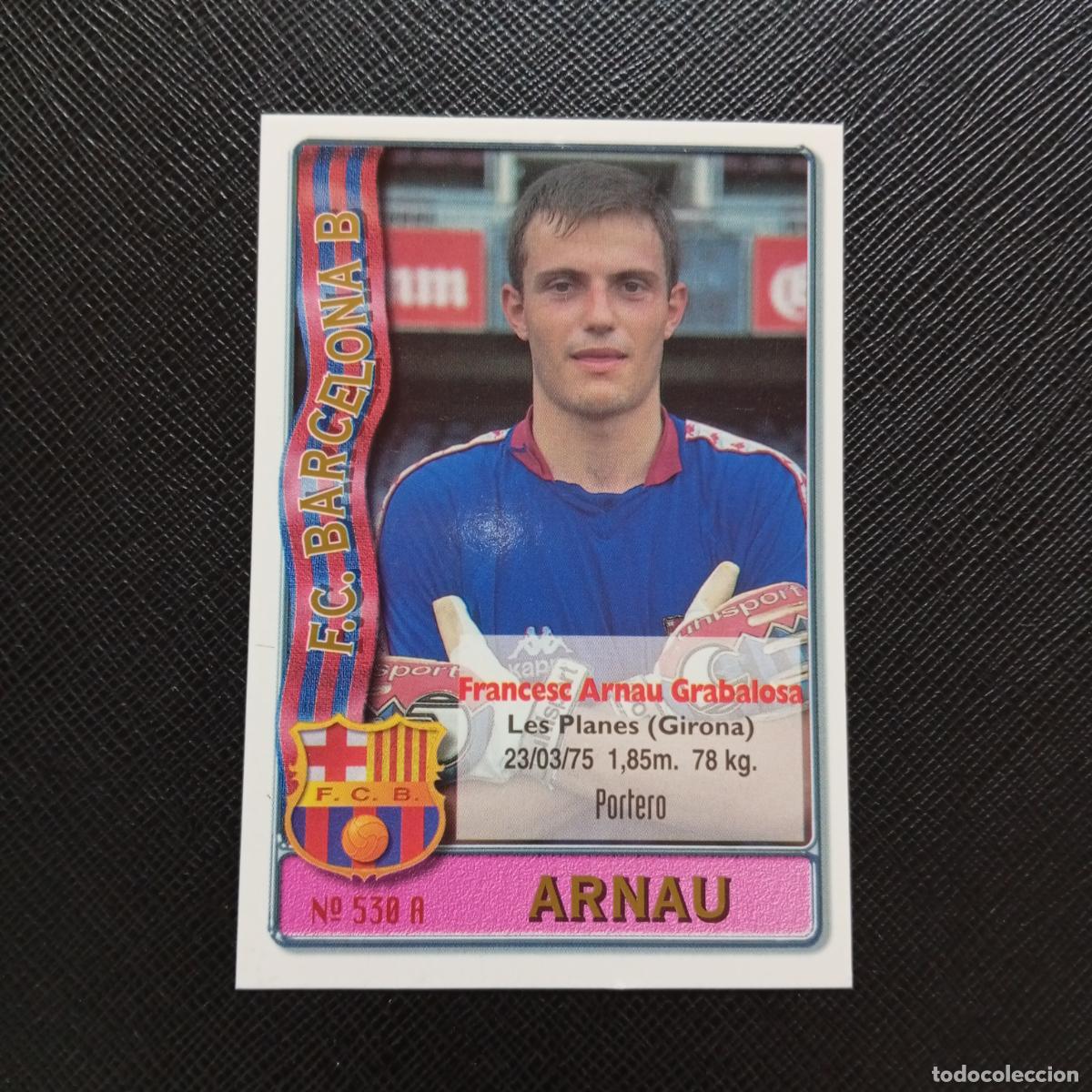 Cromos de F&uacute;tbol: 530 ARANU JUANJO BARCELONA MUNDICROMO 1996 1997 CROMO FUTBOL 96 97 - A206 PG67