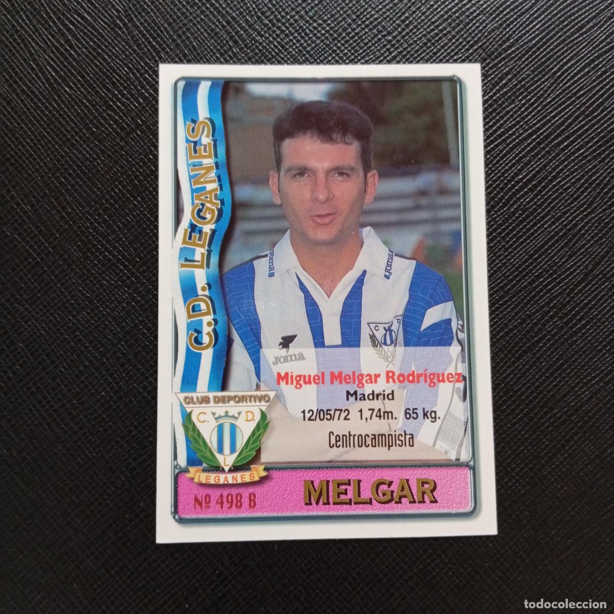 Cromos de F&uacute;tbol: 498 MELGAR MOISES LEGANES MUNDICROMO 1996 1997 CROMO FUTBOL 96 97 - A206 PG67