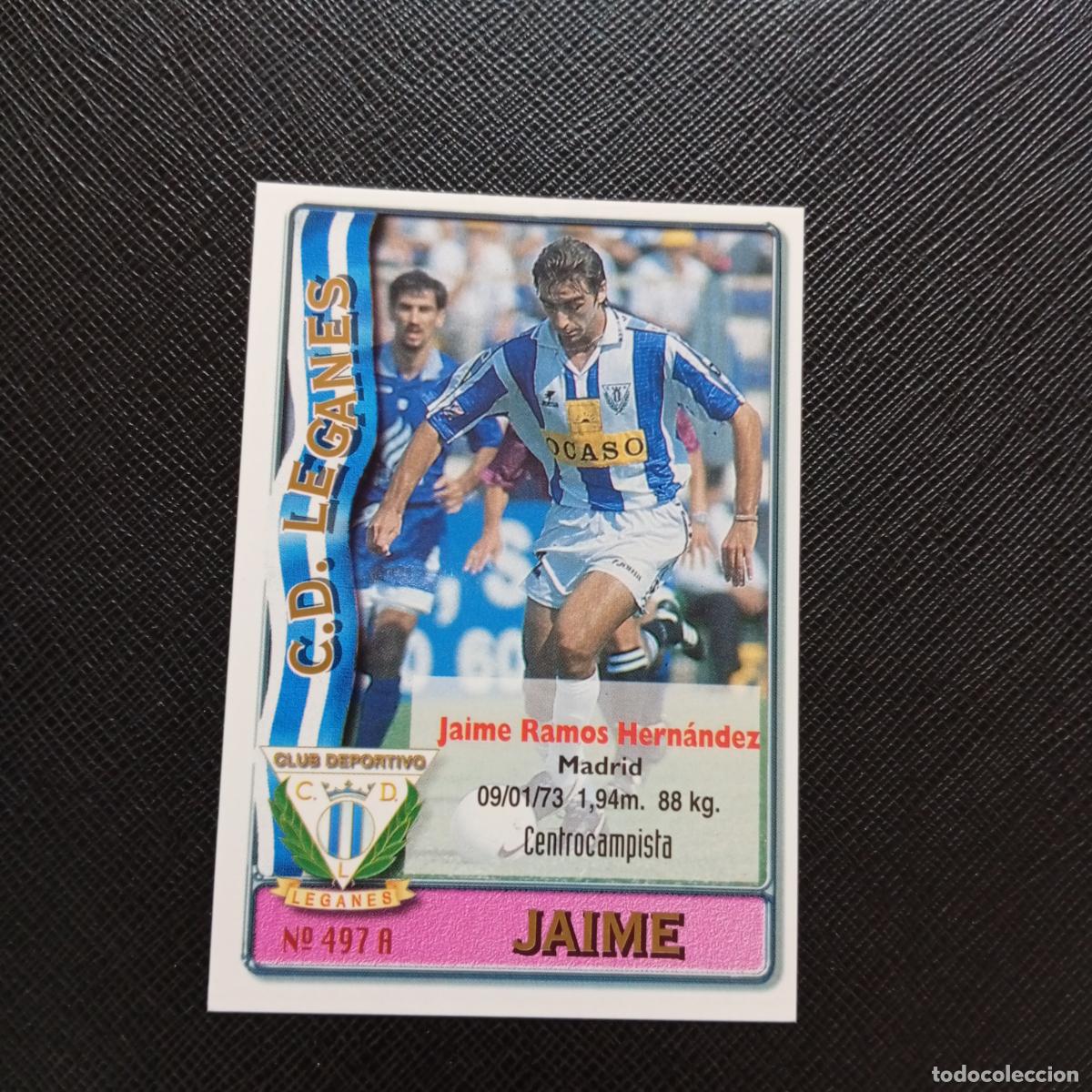 Cromos de F&uacute;tbol: 497 JAIME LPEDRO LEGANES MUNDICROMO 1996 1997 CROMO FUTBOL 96 97 - A206 PG67