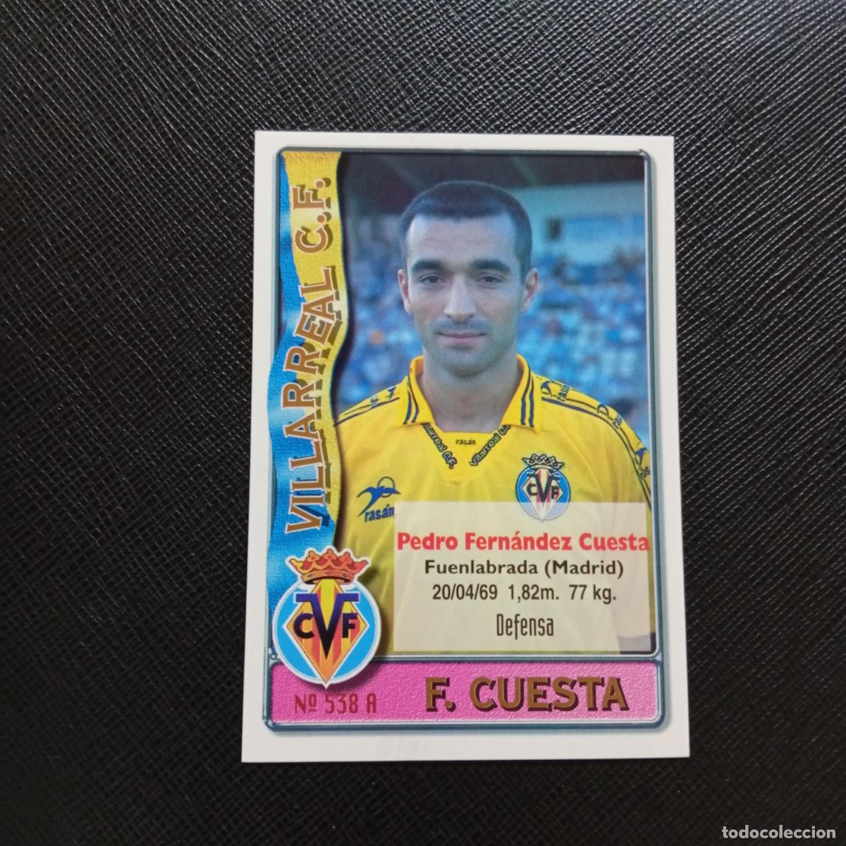 Cromos de F&uacute;tbol: 538 F CUESTA SALILLAS VILLARREAL MUNDICROMO 1996 1997 CROMO FUTBOL 96 97 - A206 PG68