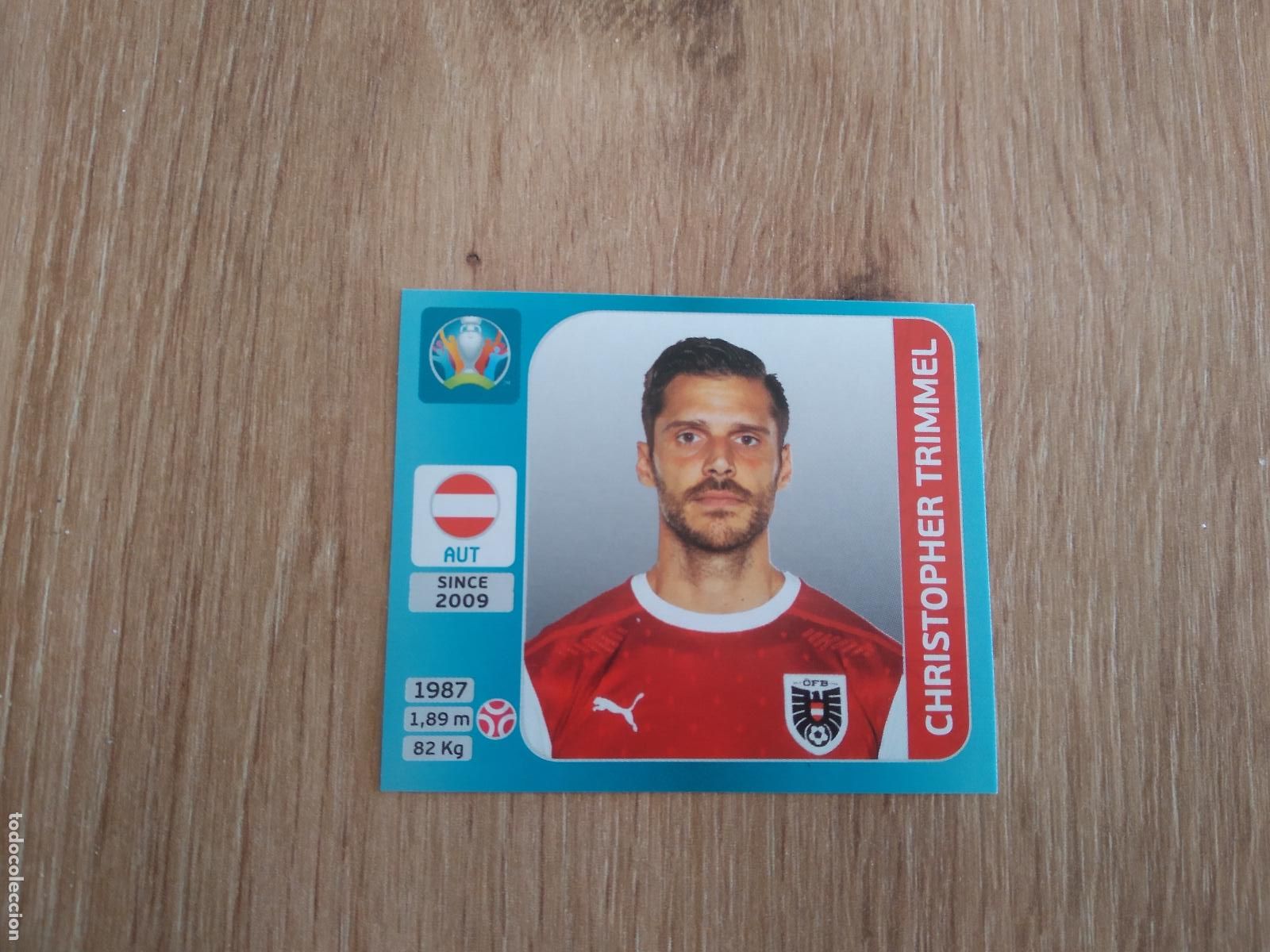 Cromos de F&uacute;tbol: 231 CHRISTOPHER TRIMMEL AUSTRIA CROMO PANINI EURO 2020 EUROCOPA FUTBOL TOURNAMENT VERSI&Oacute;N AZUL