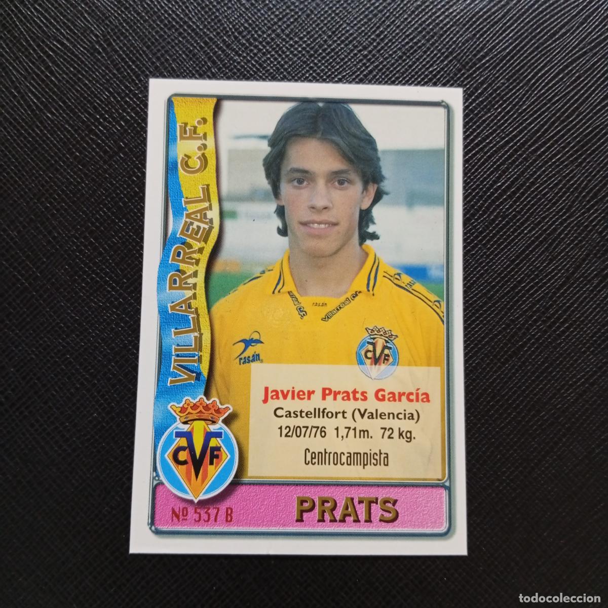 Cromos de F&uacute;tbol: 537 PRATS SERER VILLARREAL MUNDICROMO 1996 1997 CROMO FUTBOL 96 97 - A206 PG68