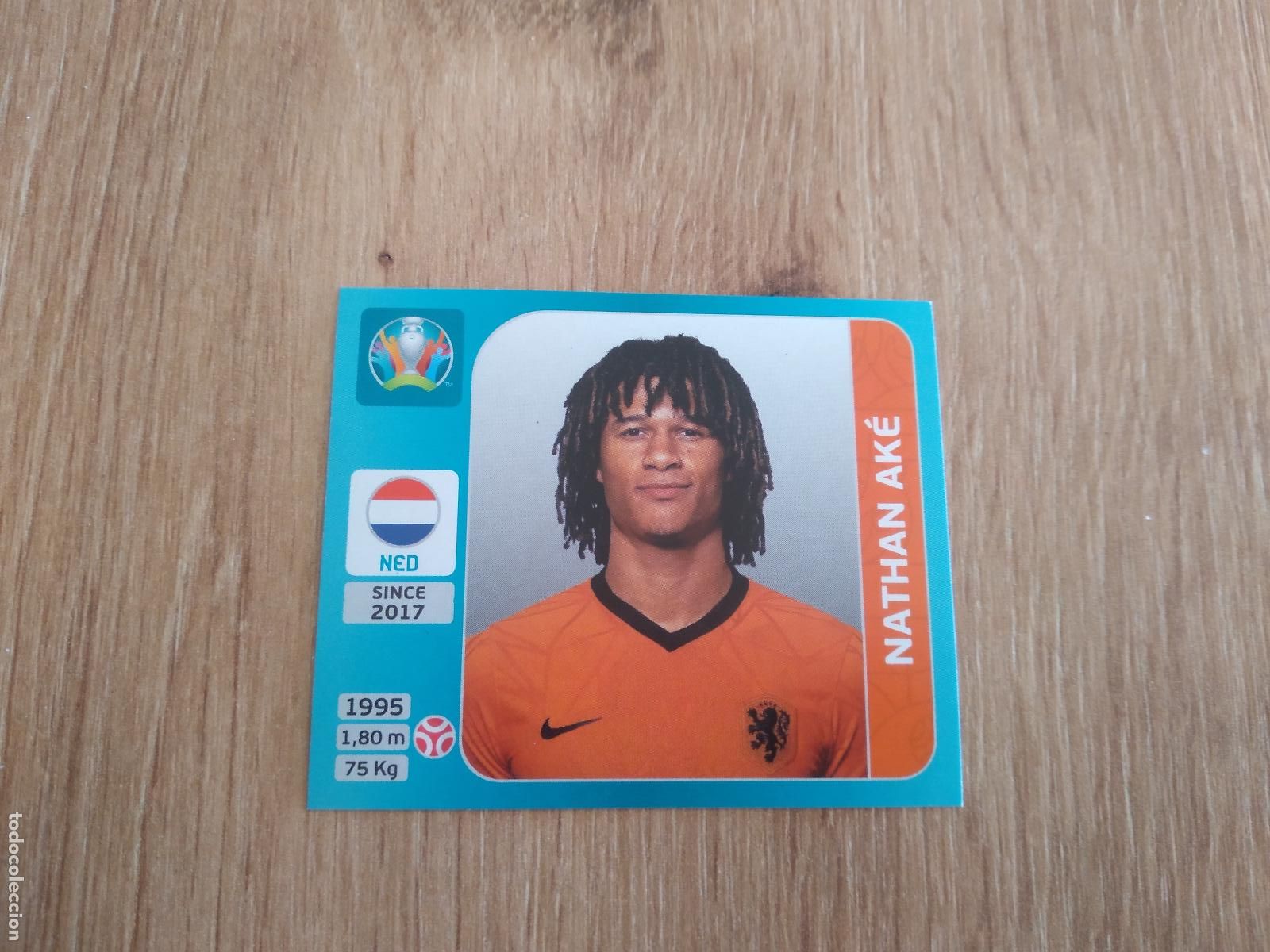 Cromos de Futebol: 259 NATHAN AKE PAISES BAJOS CROMO PANINI EURO 2020 EUROCOPA FUTBOL TOURNAMENT VERSI&Oacute;N AZUL