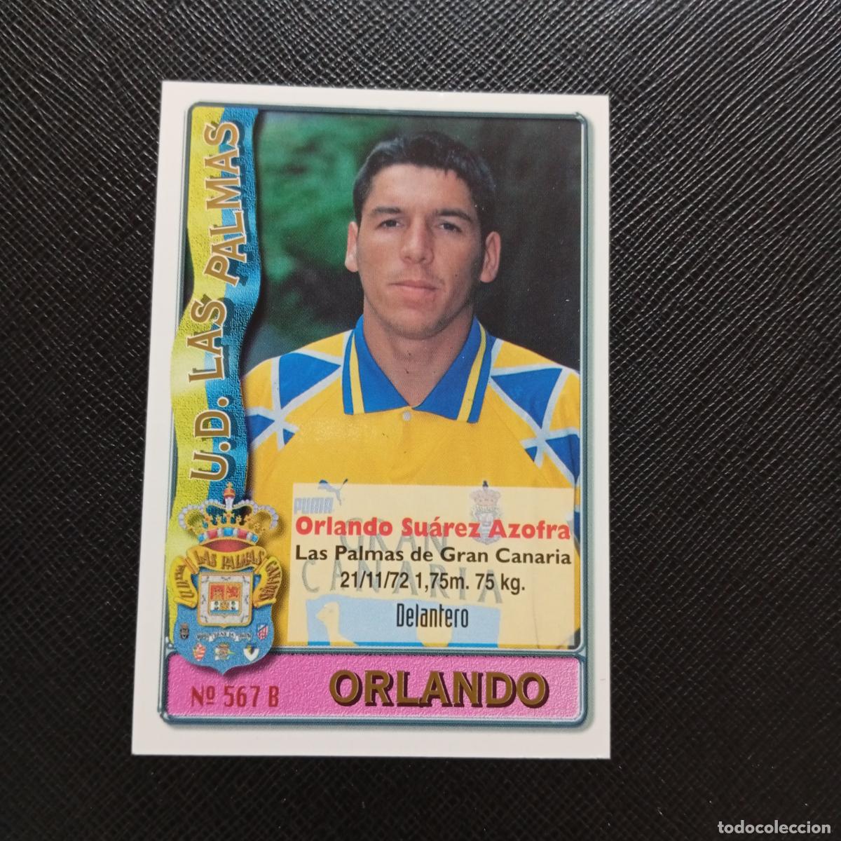 Cromos de F&uacute;tbol: 567 ORLANDO SIMIONATTO LAS PALMAS MUNDICROMO 1996 1997 CROMO FUTBOL 96 97 - A206 PG69