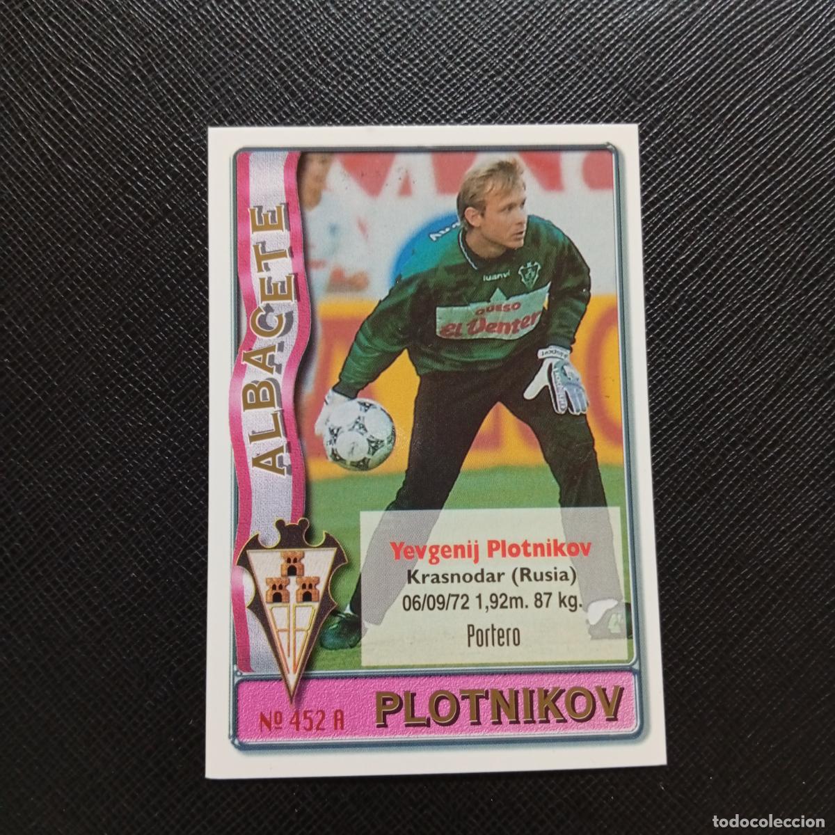 Cromos de F&uacute;tbol: 452 PLOTNIKOV CENTURION ALBACETE MUNDICROMO 1996 1997 CROMO FUTBOL 96 97 - A206 PG69
