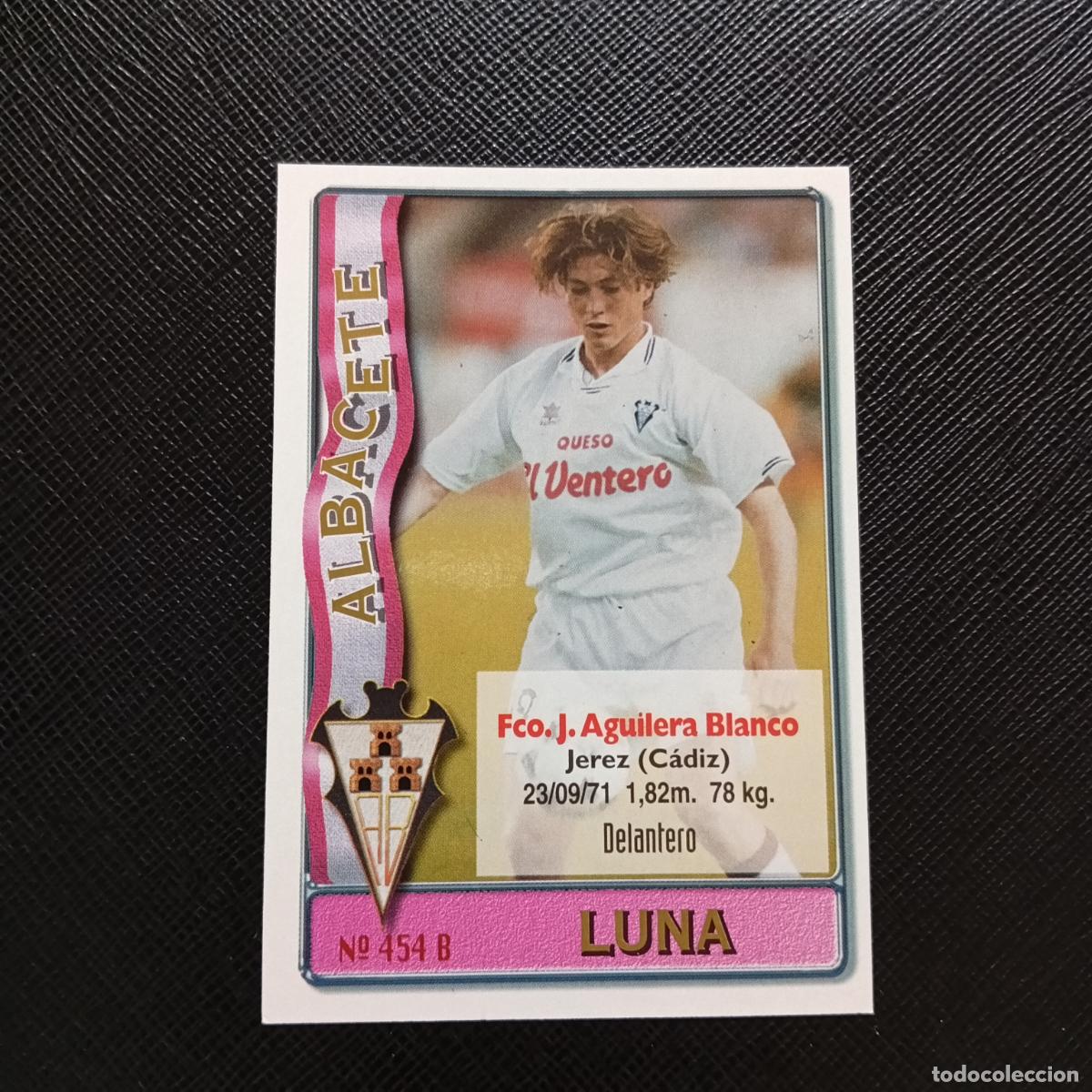 Cromos de F&uacute;tbol: 454 LUNA JOSICO ALBACETE MUNDICROMO 1996 1997 CROMO FUTBOL 96 97 - A206 PG69