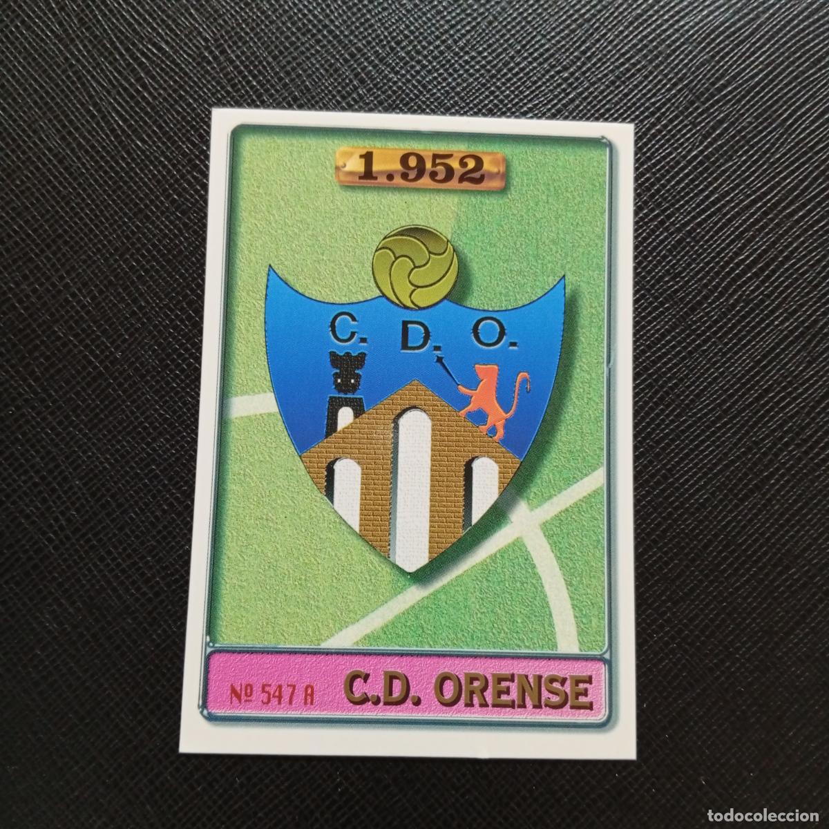 Cromos de F&uacute;tbol: 547 ESCUDO ORENSE MURGUEZA MUNDICROMO 1996 1997 CROMO FUTBOL 96 97 - A206 PG70