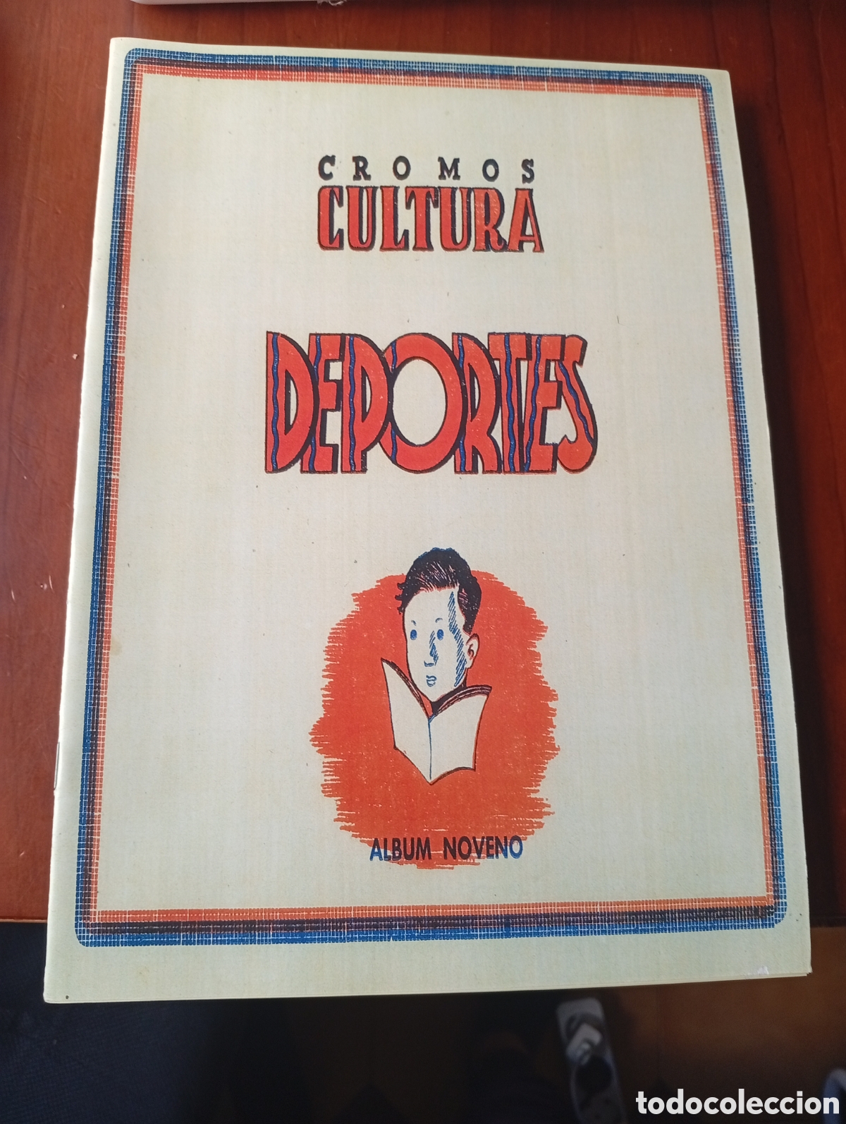 Cromos de F&uacute;tbol: FACSIMIL FASCIMIL ALBUM CROMOS FUTBOL CROMOS CULTURA DEPORTES BRUGUERA ALBUM NOVENO