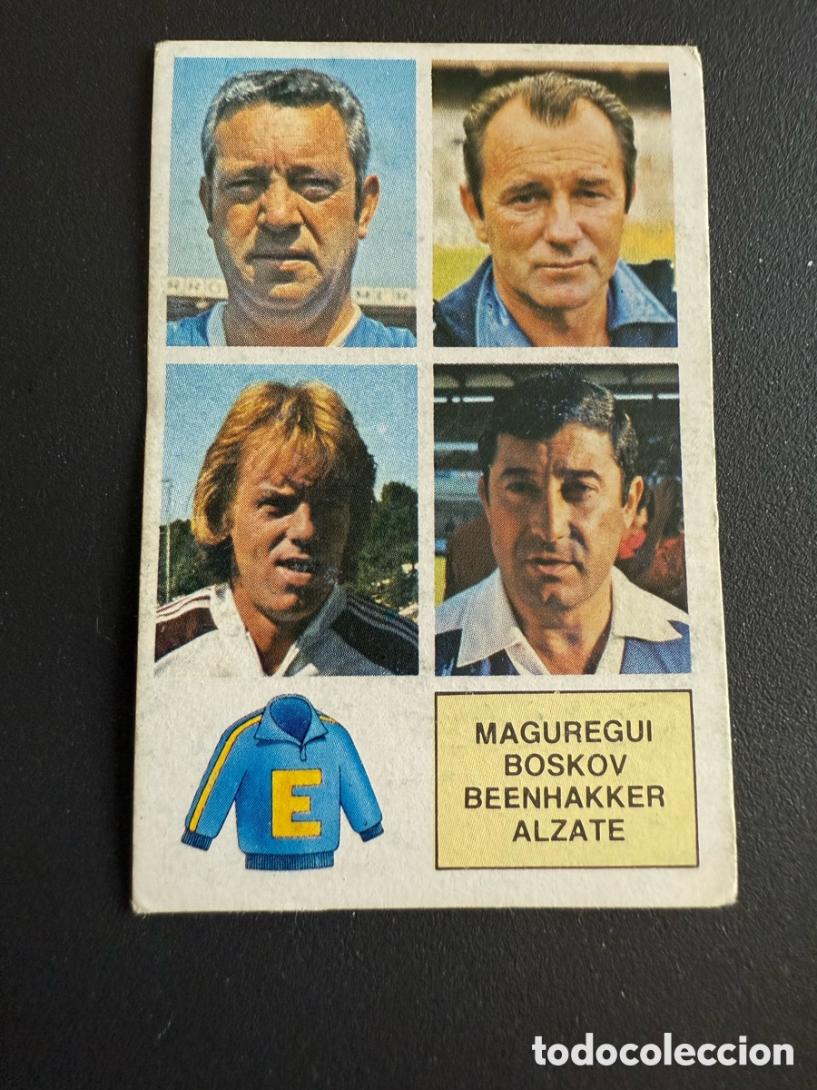 Cromos de F&uacute;tbol: ESTE. 82 83. Entrenadores. MAGUREGUI. Nunca Pegado