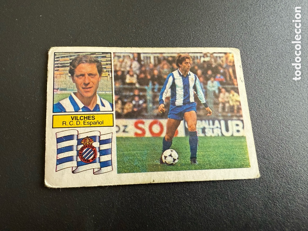 Cromos de F&uacute;tbol: ESTE 82 83. VILCHES ( Espa&ntilde;ol). Nunca pegado