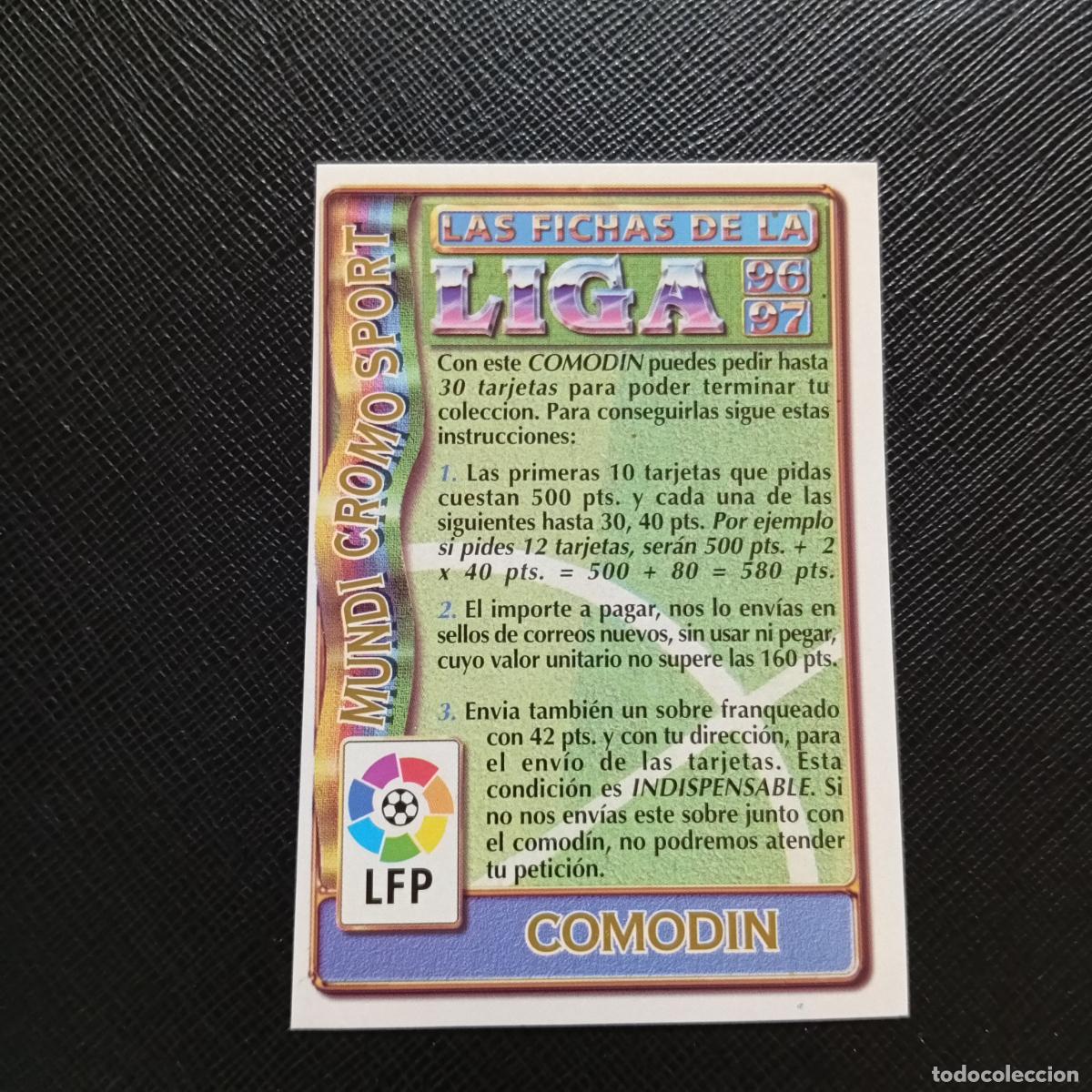 Cromos de F&uacute;tbol: COMODIN MUNDICROMO 1996 1997 CROMO FUTBOL 96 97 - A206 PG70