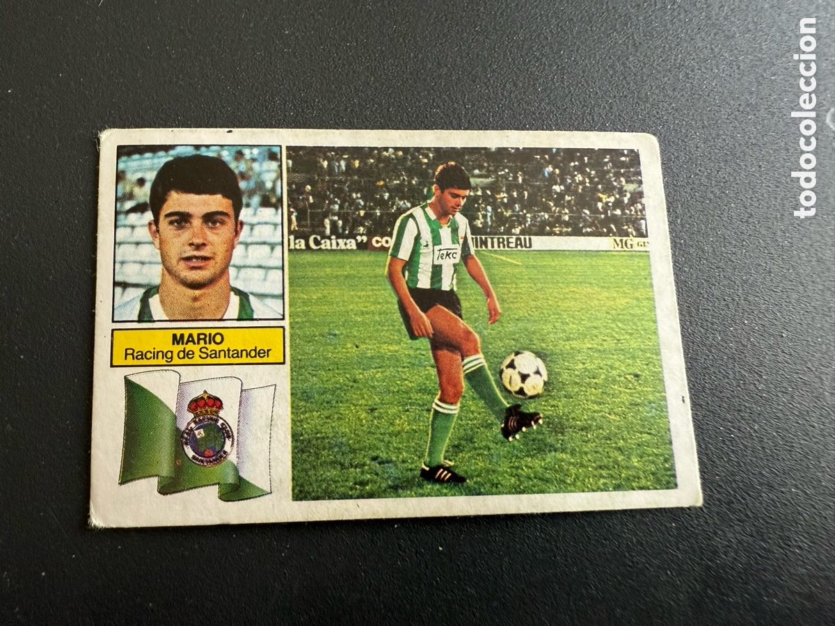 Cromos de F&uacute;tbol: ESTE 82 83. MARIO ( Racing de Santander). Nunca Pegado