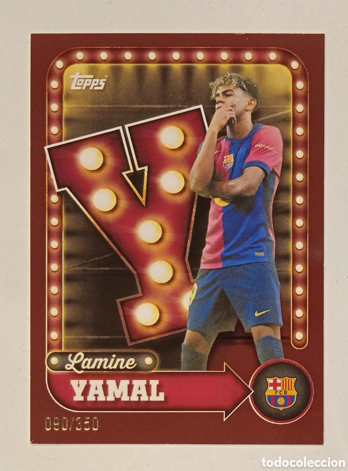 Cromos de F&uacute;tbol: TOPPS TEAM LAMINE YAMAL FC BARCELONA 2025 LAMINE YAMAL #25 /350