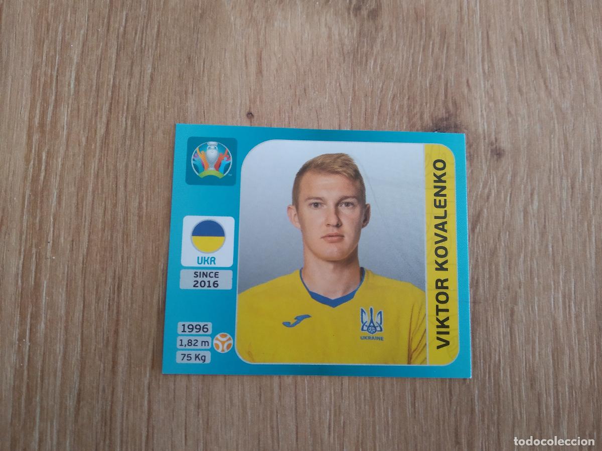 Cromos de F&uacute;tbol: 320 KOVALENKO UCRANIA CROMO PANINI EURO 2020 EUROCOPA FUTBOL TOURNAMENT VERSI&Oacute;N AZUL