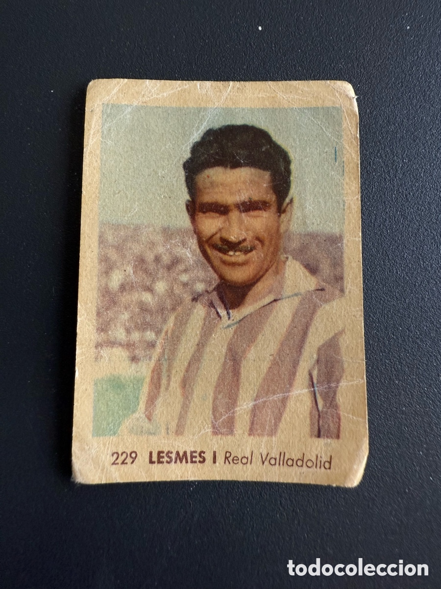Cromos de F&uacute;tbol: RUIZ ROMERO 55 56. LESMES II ( Real Valladolid)