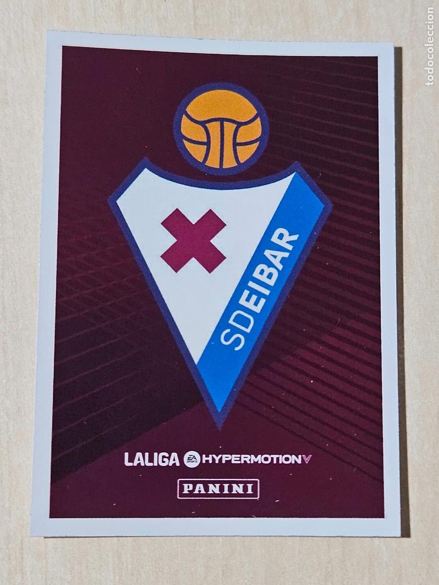 Cromos de F&uacute;tbol: N&ordm; 154 ESCUDO EIBAR - CROMO - LIGA HYPERMOTION 2024 2025 SEGUNDA DIVISION 24 25 -