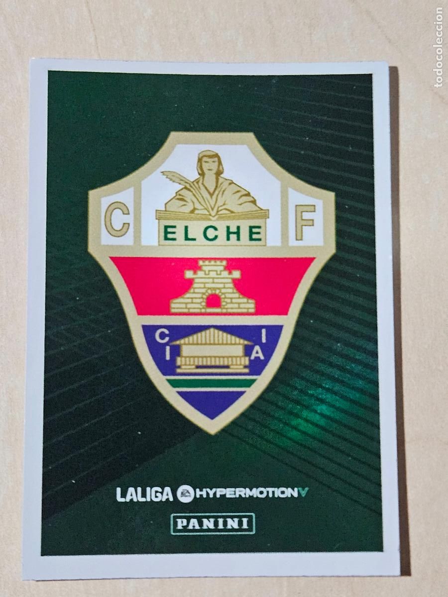 Cromos de F&uacute;tbol: N&ordm; 173 ESCUDO ELCHE - CROMO - LIGA HYPERMOTION 2024 2025 SEGUNDA DIVISION 24 25 -