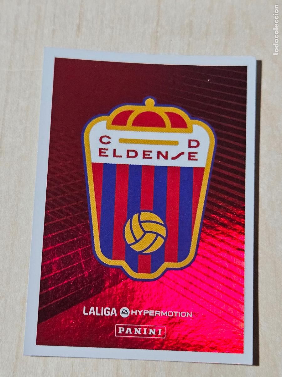 Cromos de F&uacute;tbol: N&ordm; 192 ESCUDO ELDENSE - CROMO - LIGA HYPERMOTION 2024 2025 SEGUNDA DIVISION 24 25 -