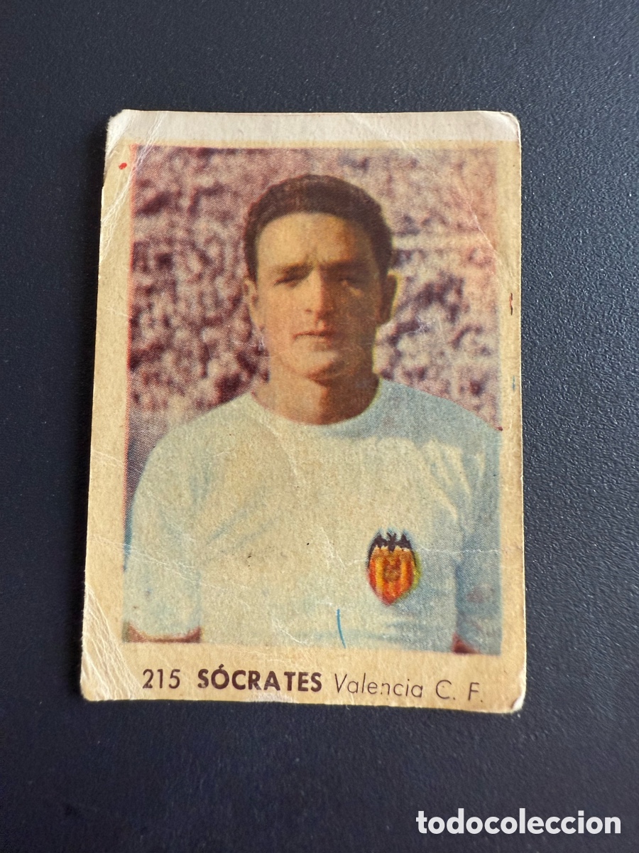 Cromos de F&uacute;tbol: RUIZ ROMERO 55 56. S&Oacute;CRATES ( Valencia )